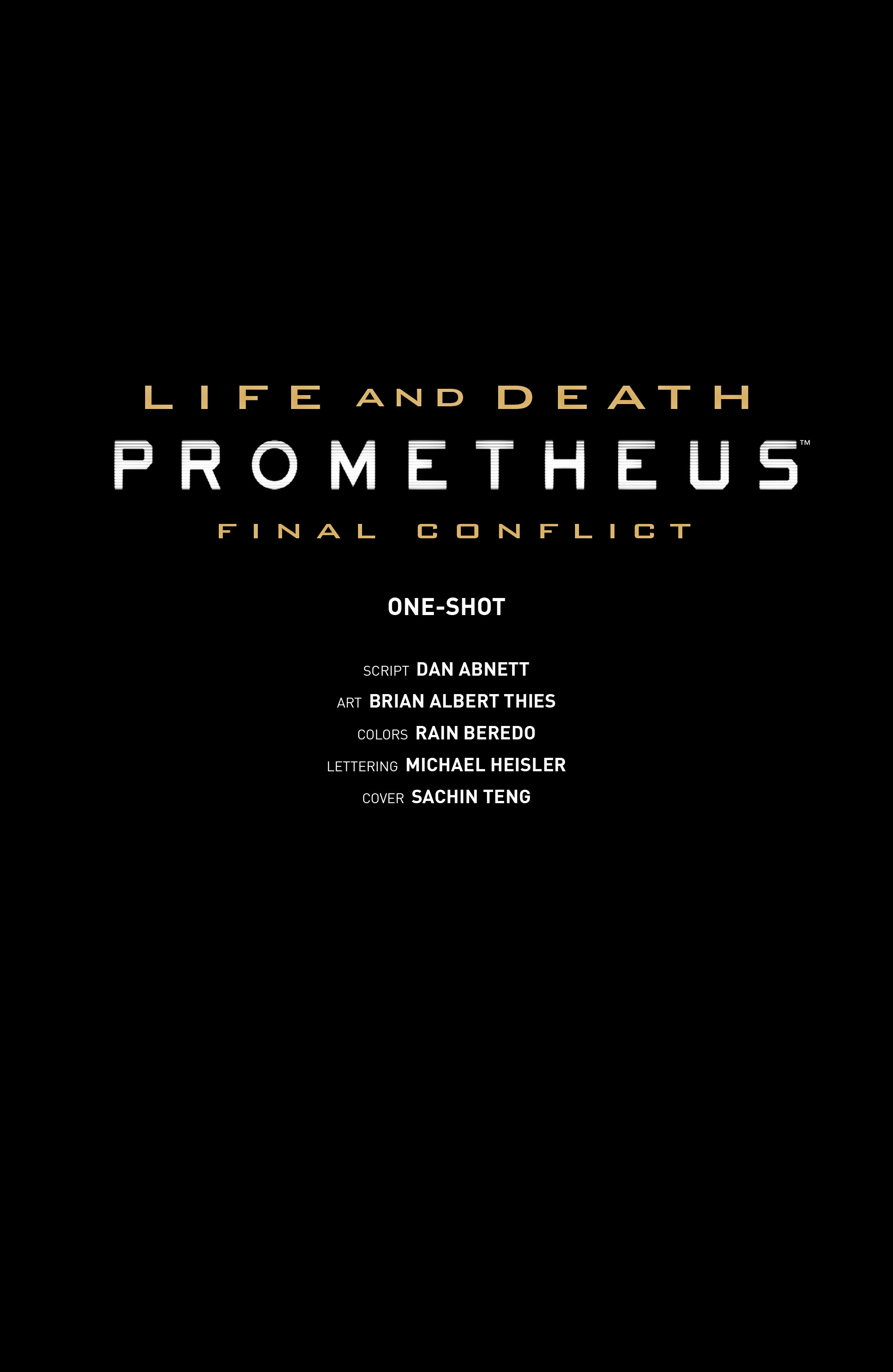 Read online Prometheus: Life And Death One-Shot comic -  Issue # Full - 44