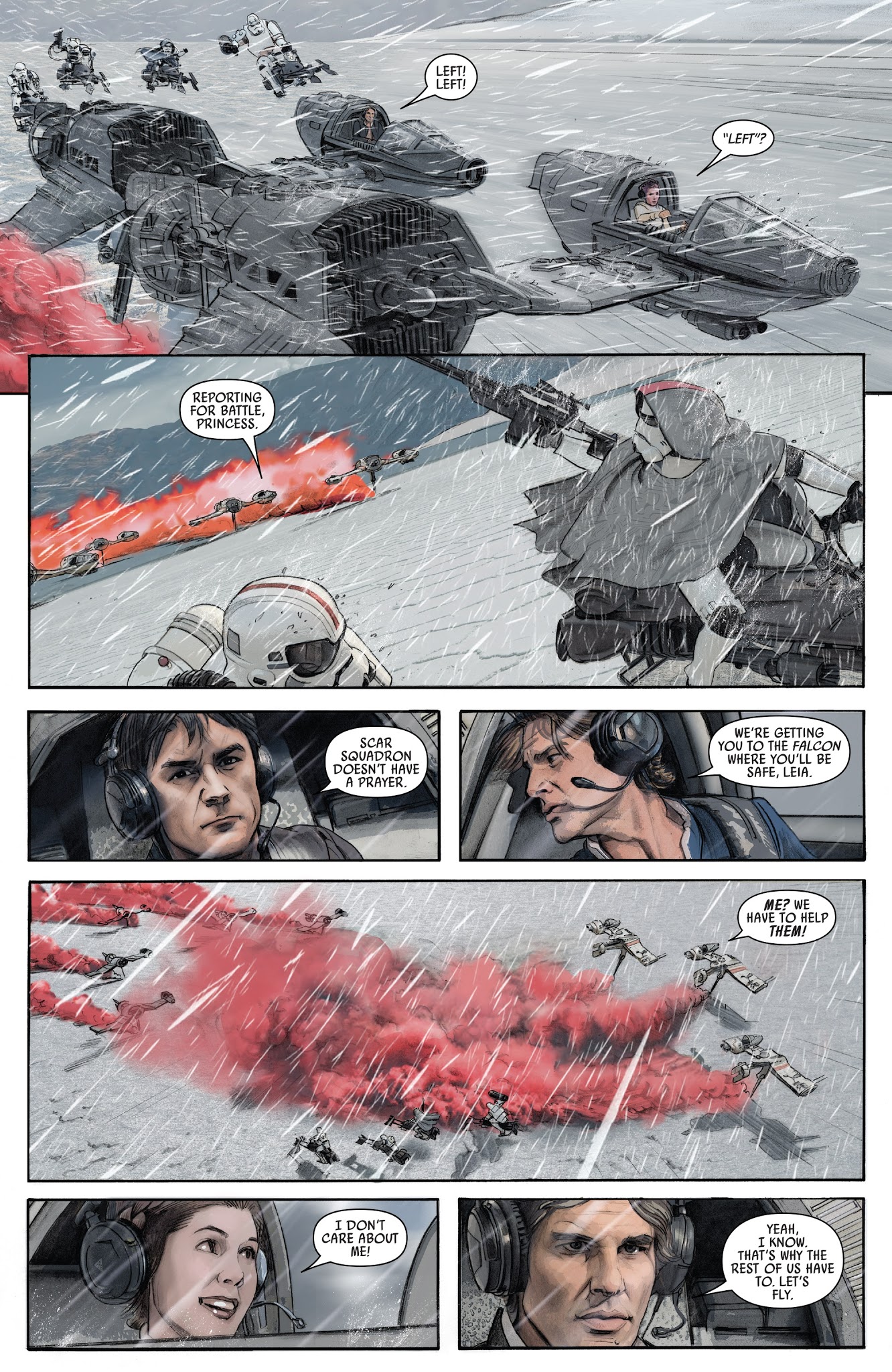 Read online Star Wars Episode VIII: The Last Jedi - Storms of Crait comic -  Issue # Full - 24