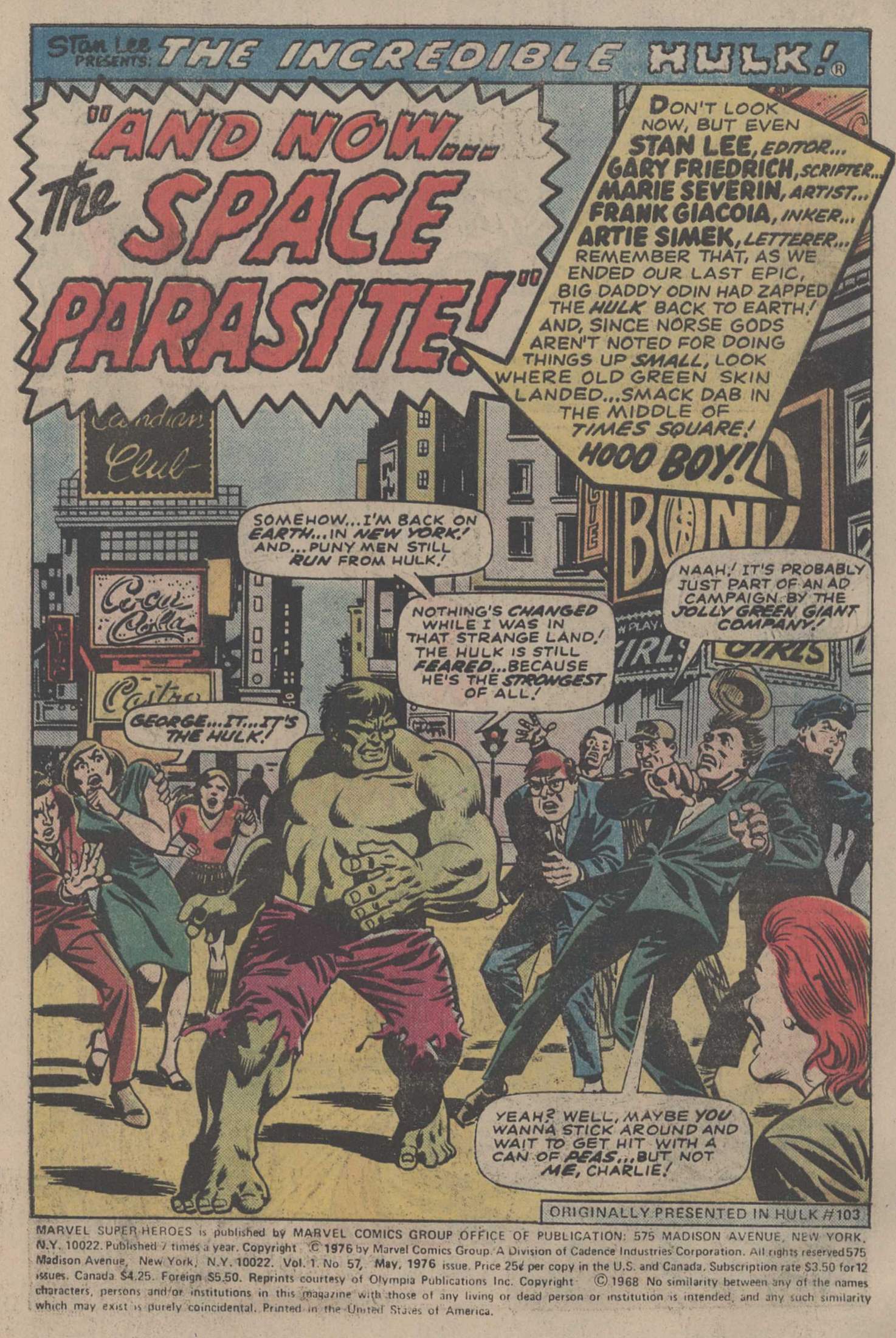 Read online Marvel Super-Heroes comic -  Issue #57 - 3