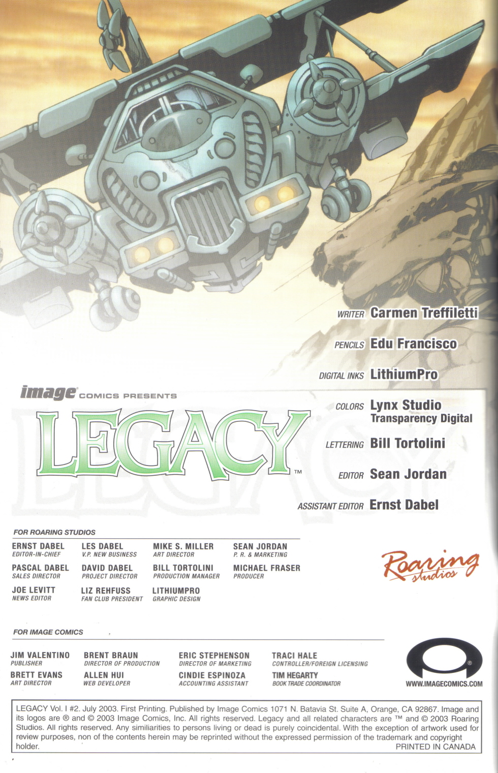 Read online Legacy (2002) comic -  Issue #2 - 3