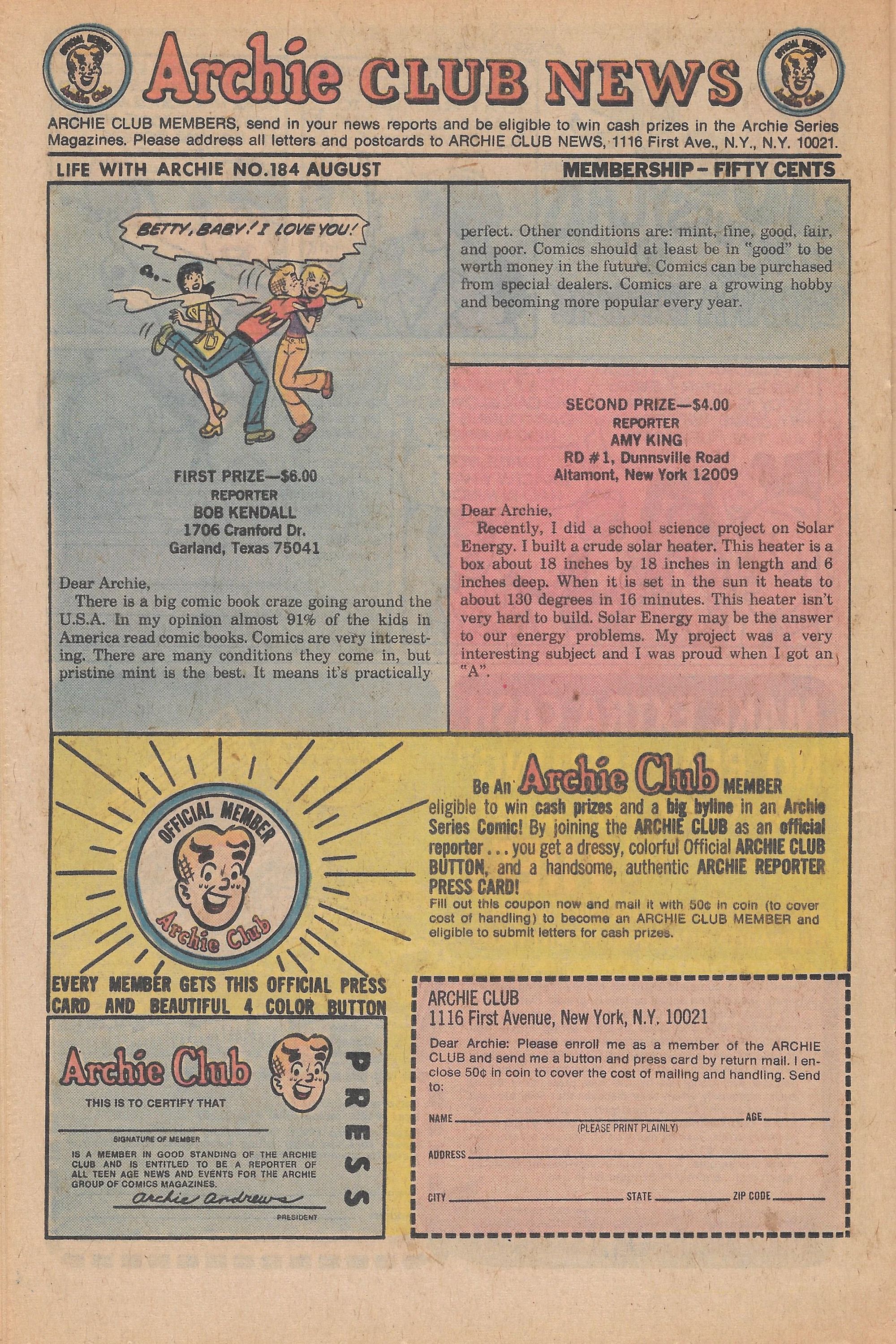 Read online Life With Archie (1958) comic -  Issue #184 - 20
