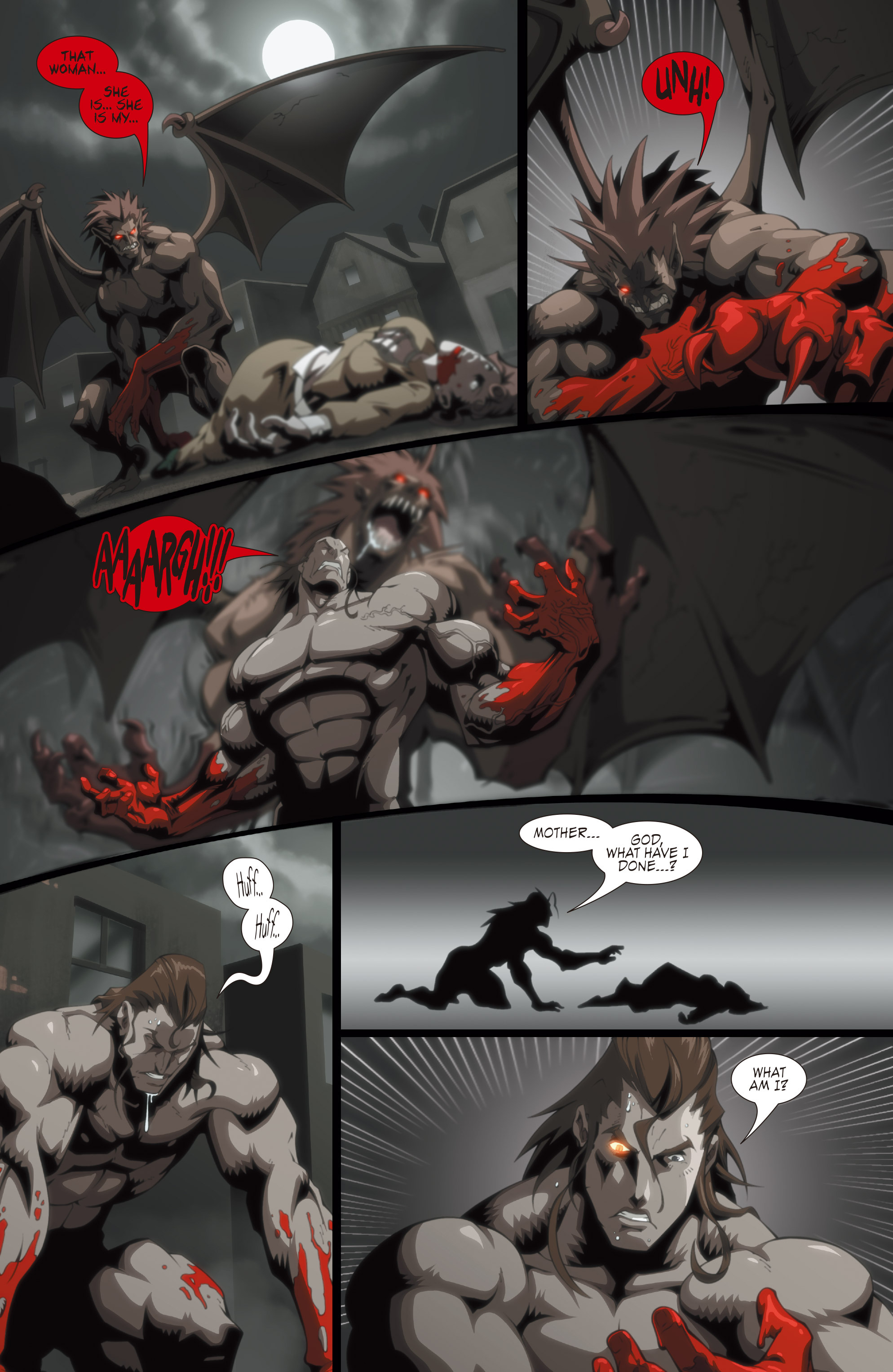 Read online Darkstalkers: The Night Warriors comic -  Issue #2 - 4