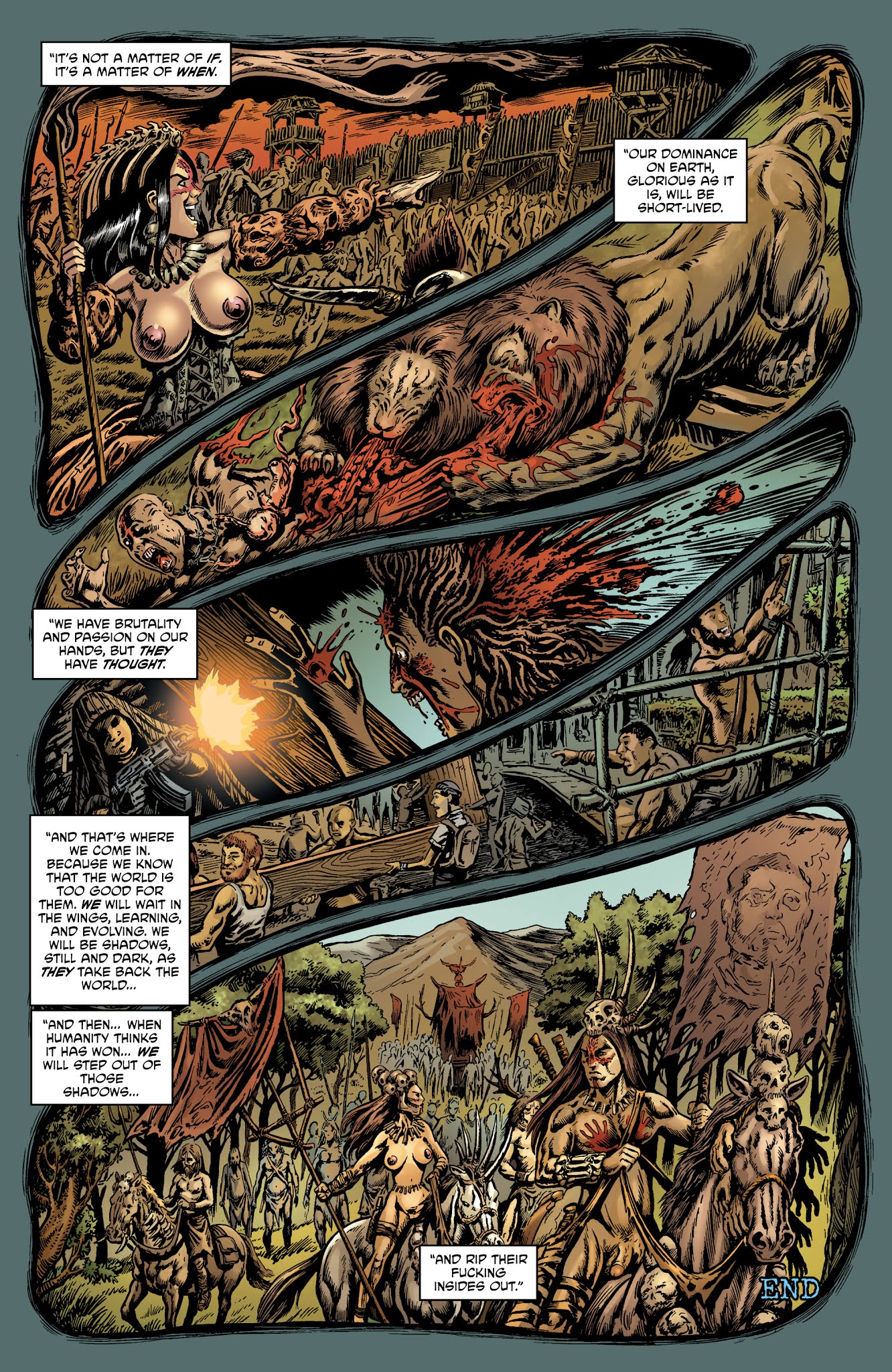 Read online Crossed Plus One Hundred: Mimic comic -  Issue #5 - 36