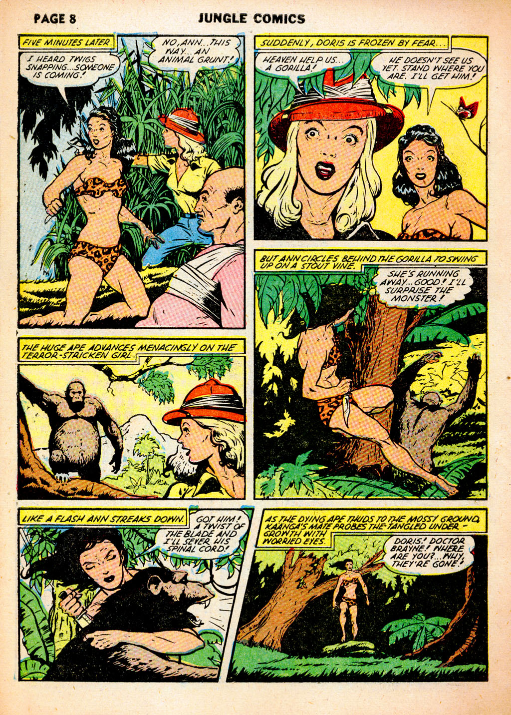 Read online Jungle Comics comic -  Issue #37 - 10