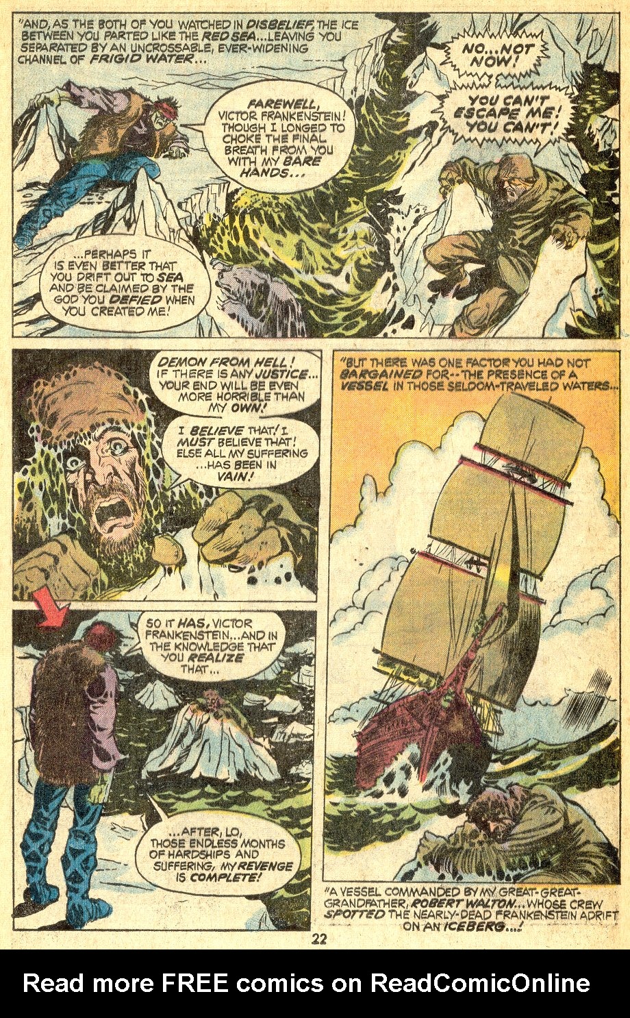Read online Frankenstein (1973) comic -  Issue #3 - 17