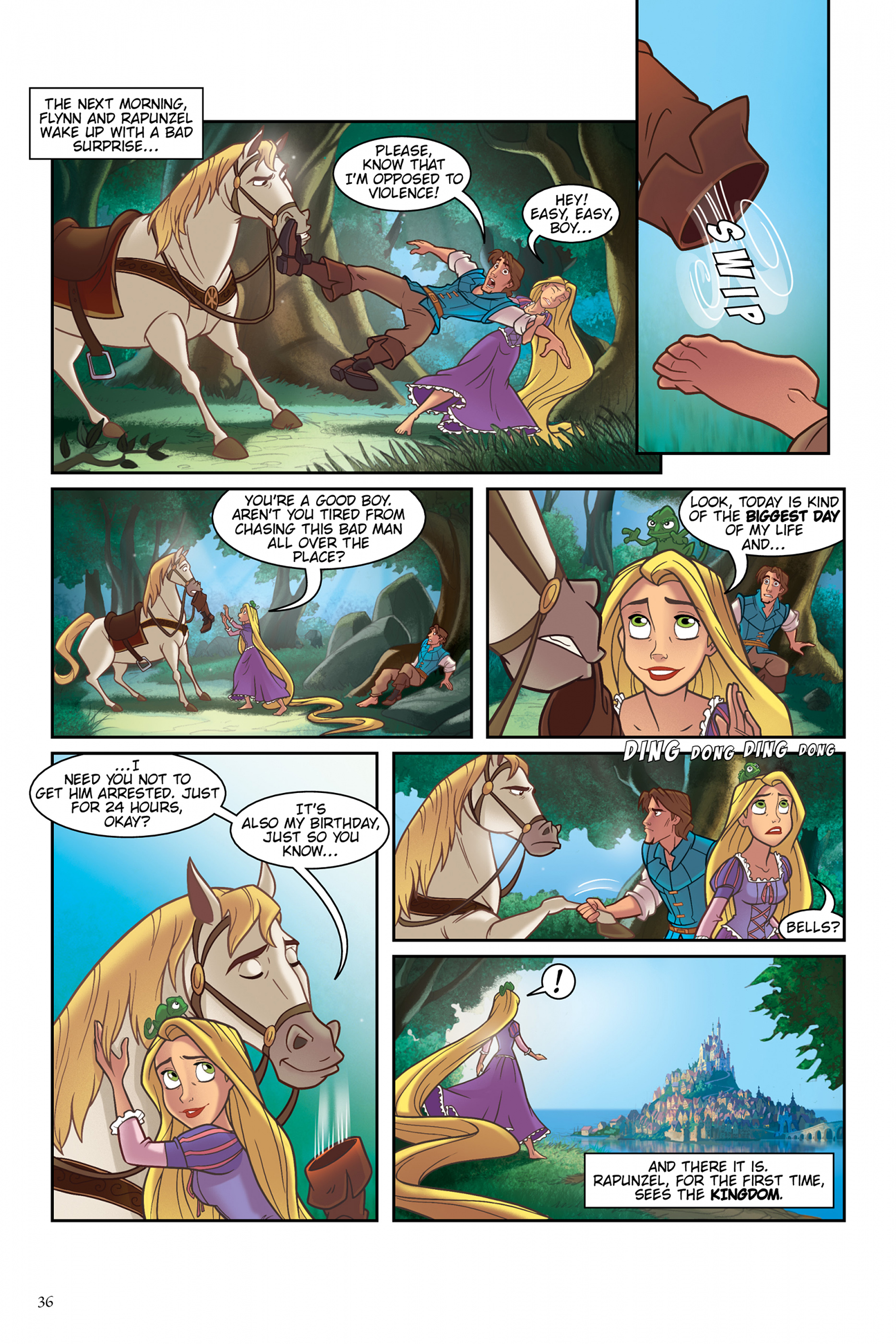 Read online Disney Tangled: The Story of the Movie in Comics comic -  Issue # Full - 38