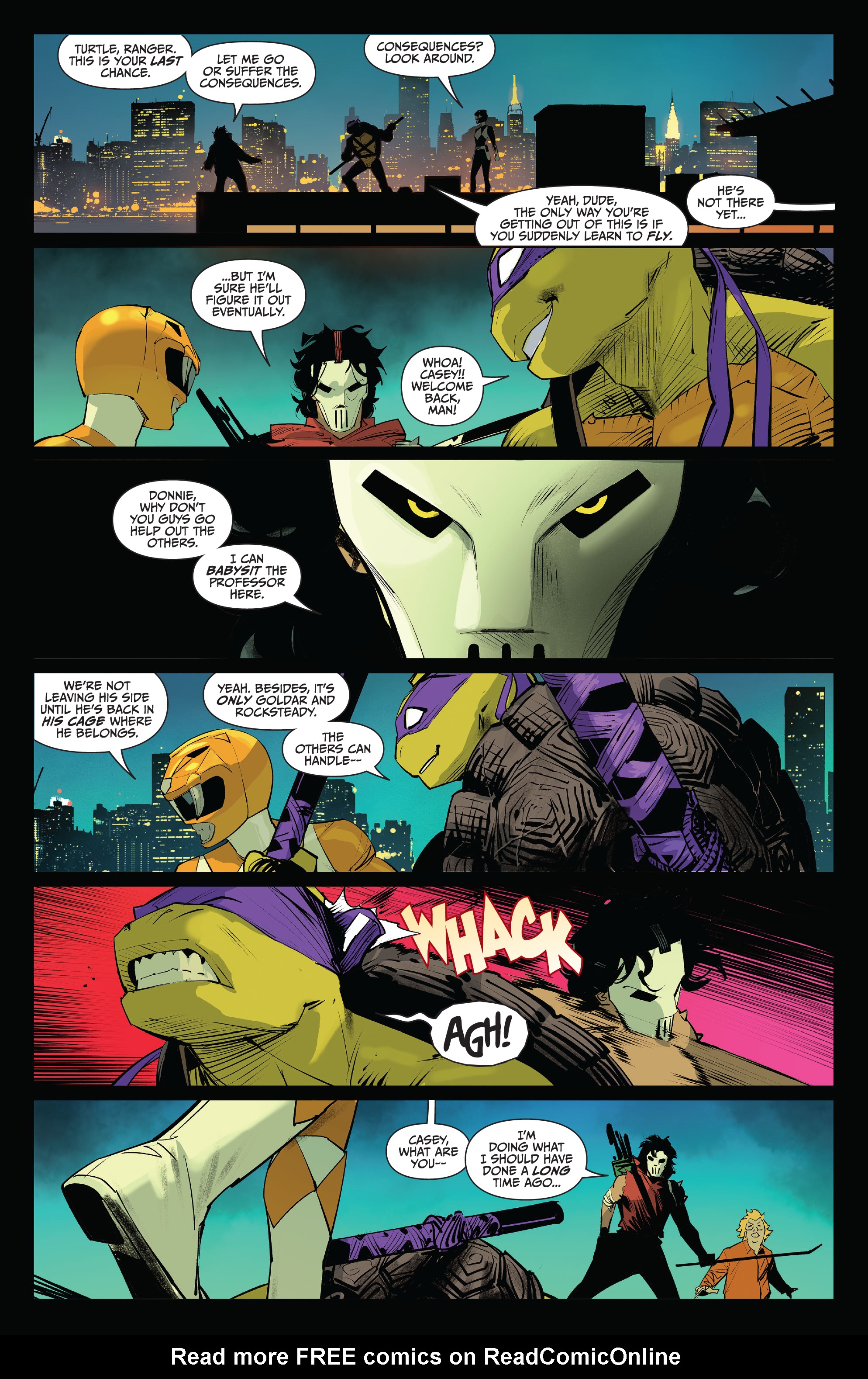 Read online Mighty Morphin Power Rangers/ Teenage Mutant Ninja Turtles II comic -  Issue #1 - 19