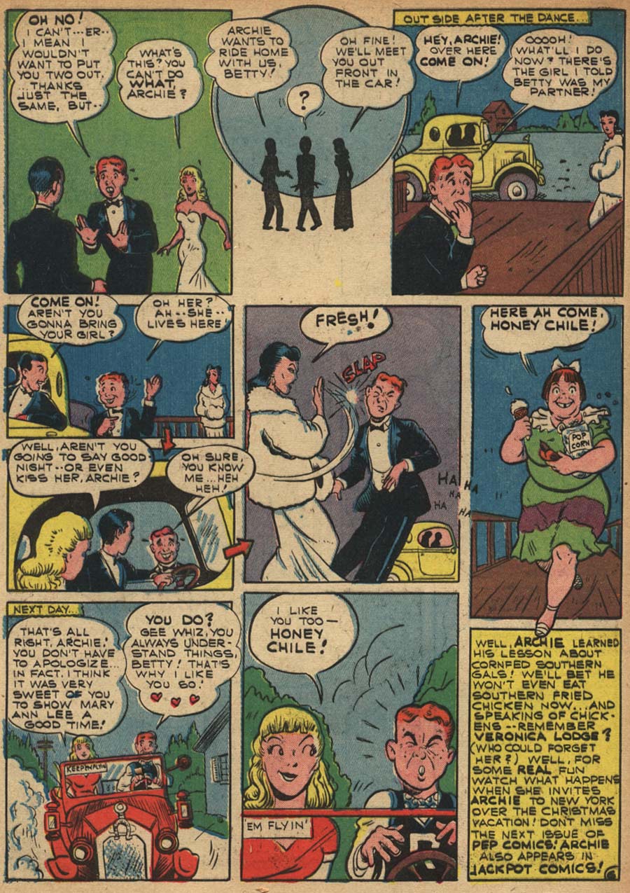 Read online Pep Comics comic -  Issue #33 - 61