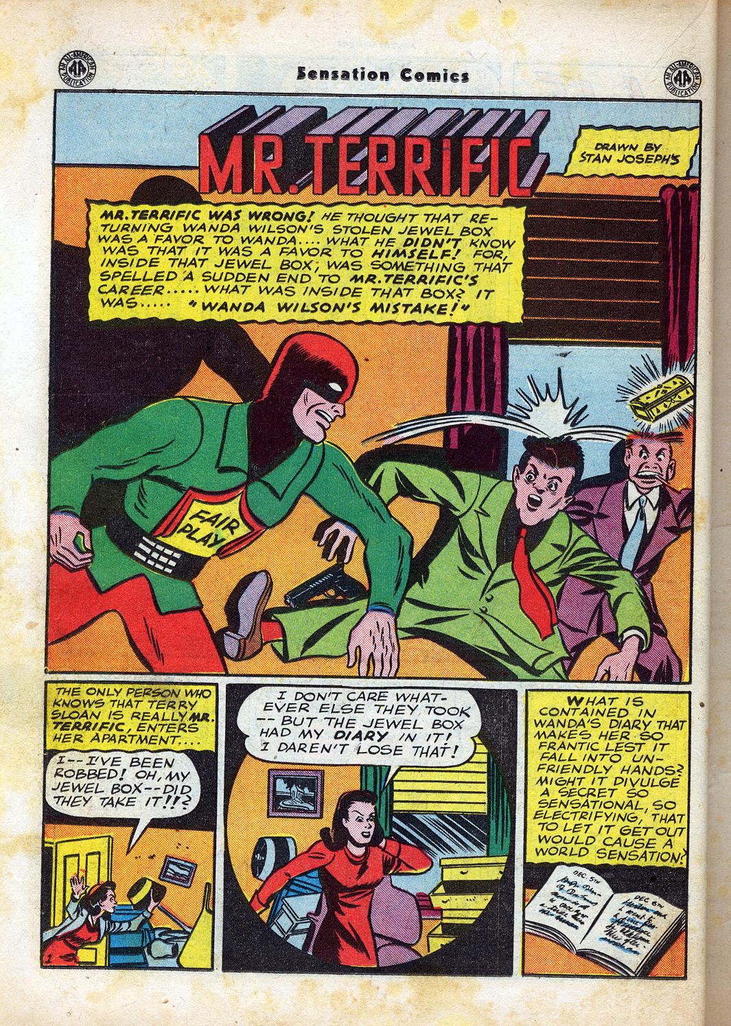 Read online Sensation (Mystery) Comics comic -  Issue #47 - 26