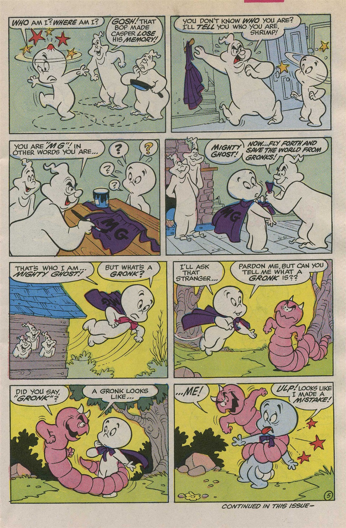 Read online Casper the Friendly Ghost (1991) comic -  Issue #1 - 7