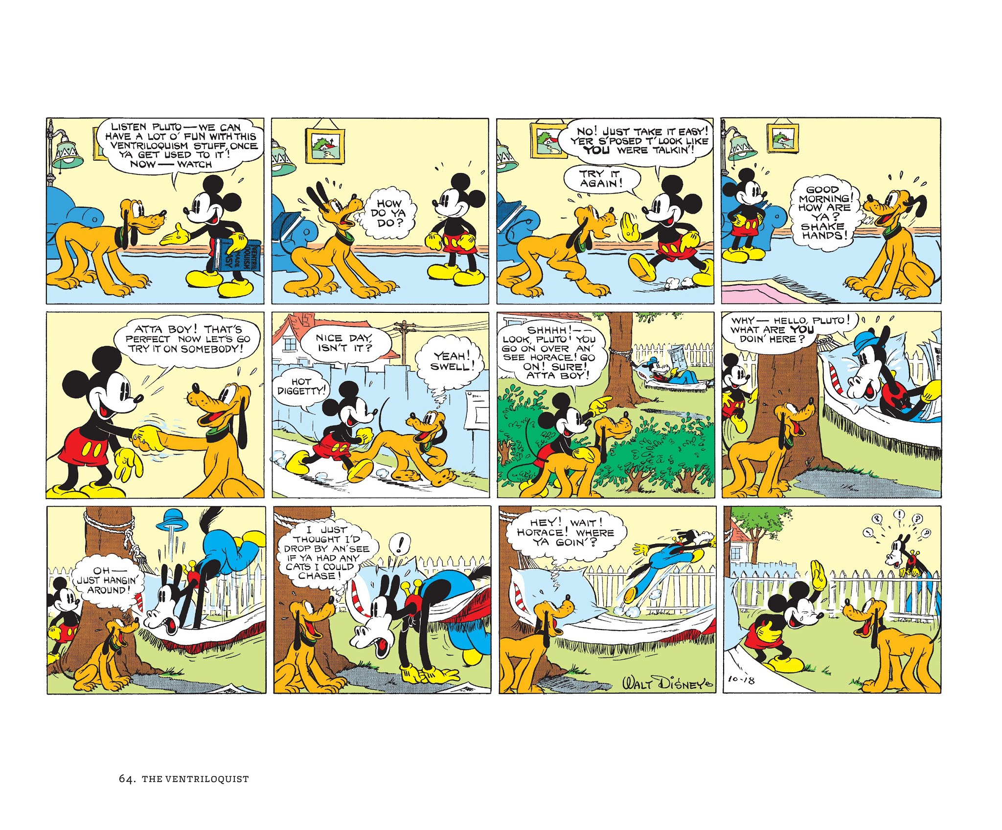 Read online Walt Disney's Mickey Mouse Color Sundays comic -  Issue # TPB 2 (Part 1) - 64