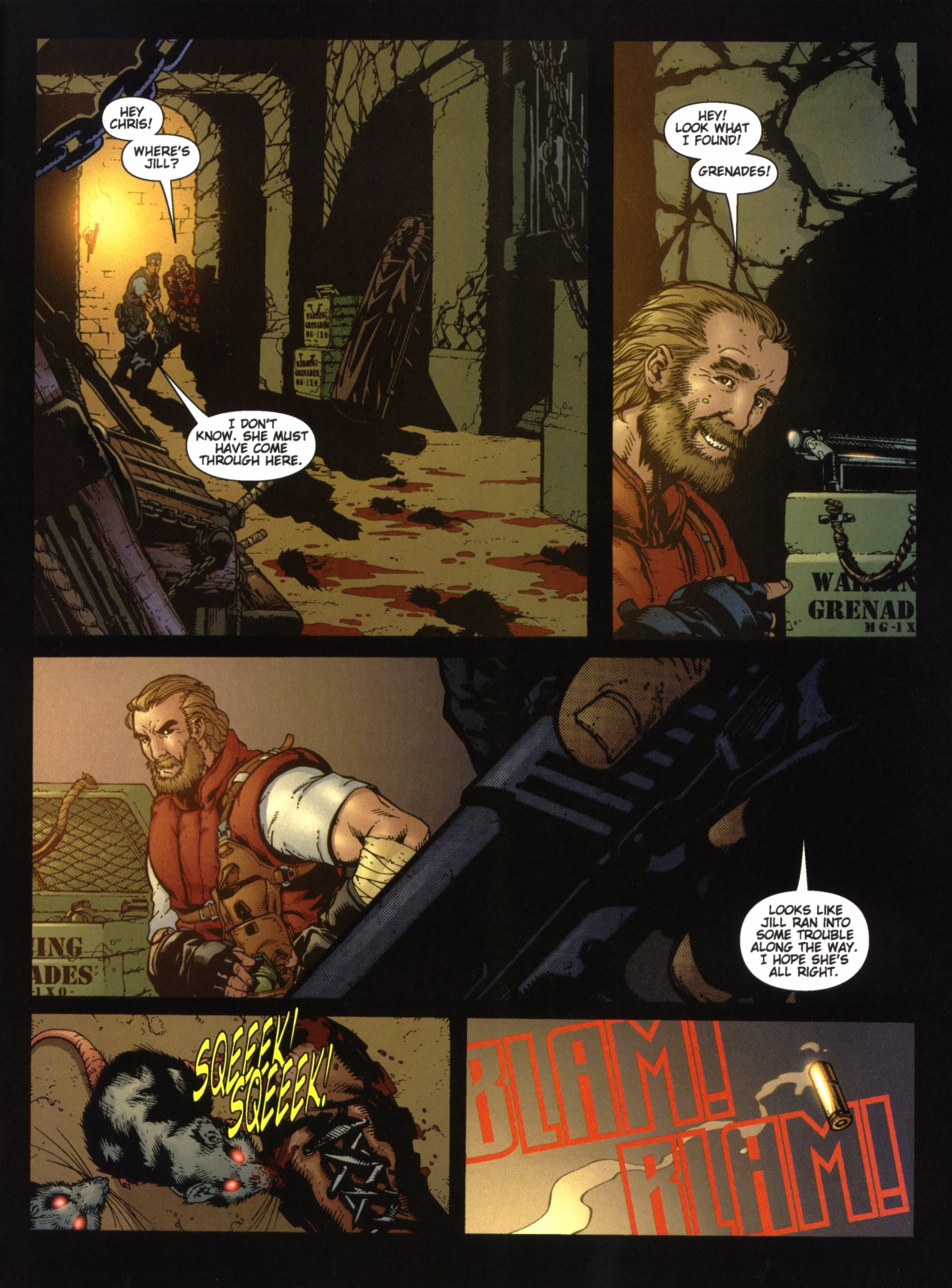 Read online Resident Evil (1998) comic -  Issue #5 - 36