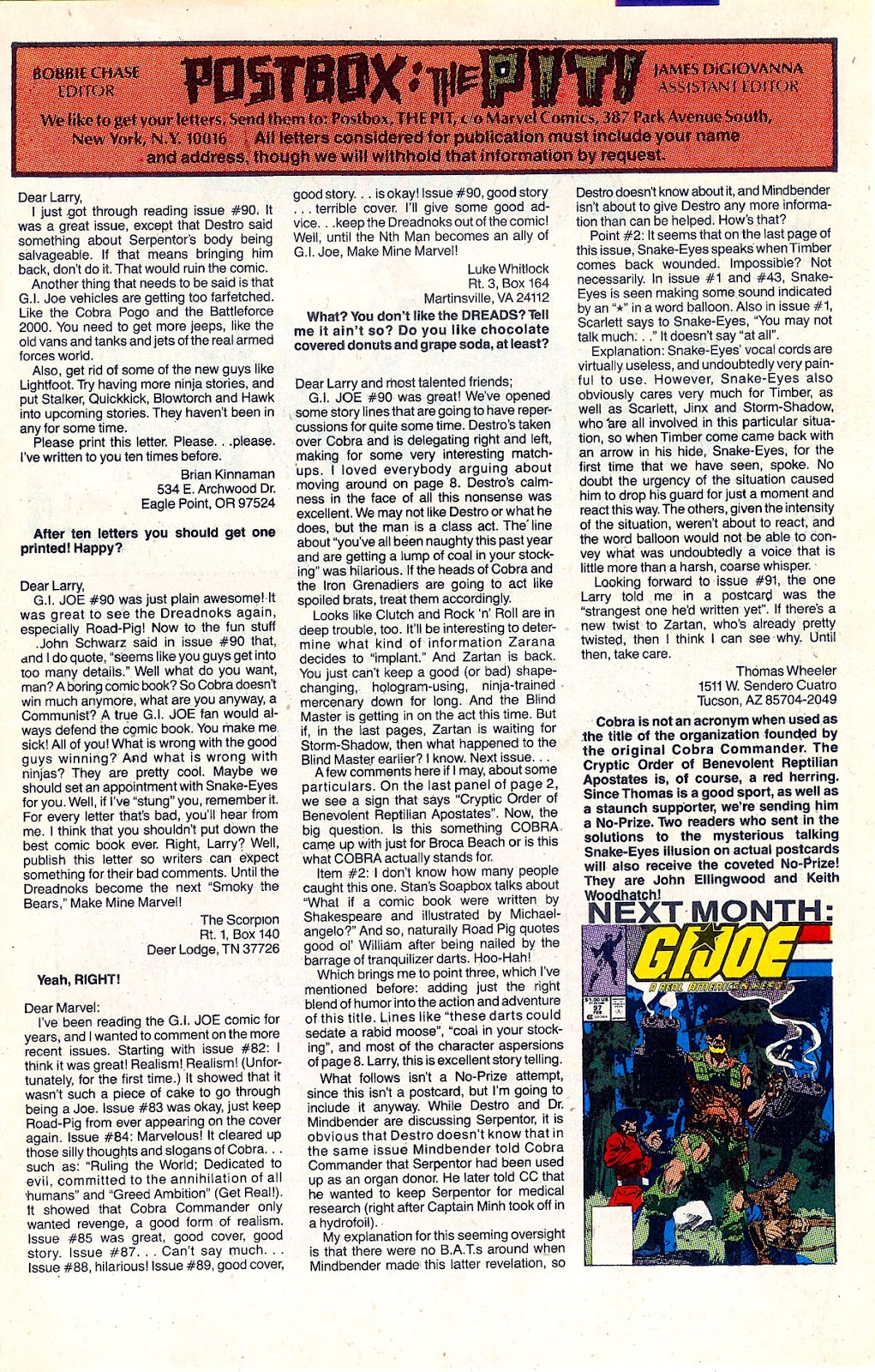 G.I. Joe: A Real American Hero issue 96 - Page 24