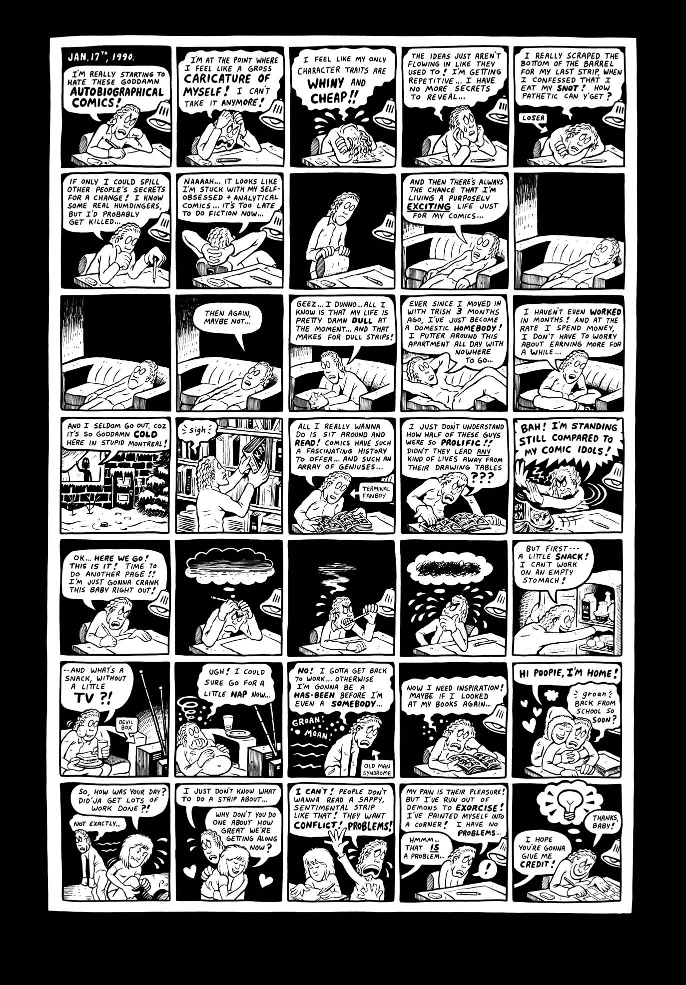 Read online Peepshow: The Cartoon Diary of Joe Matt comic -  Issue # Full - 53