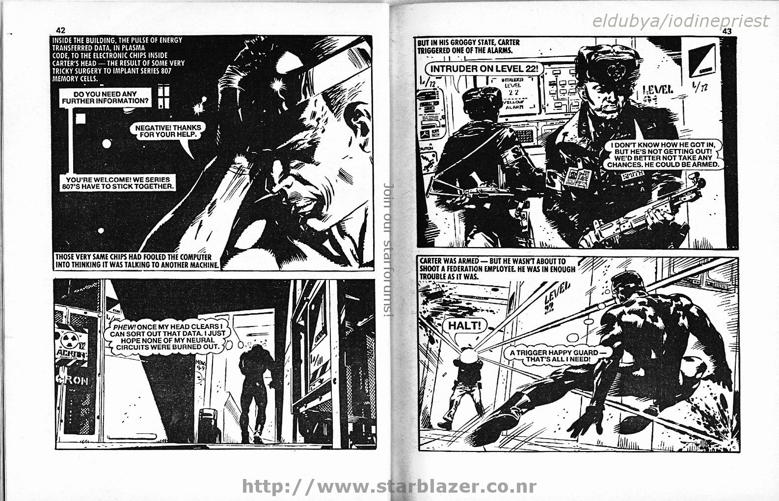 Read online Starblazer comic -  Issue #191 - 23
