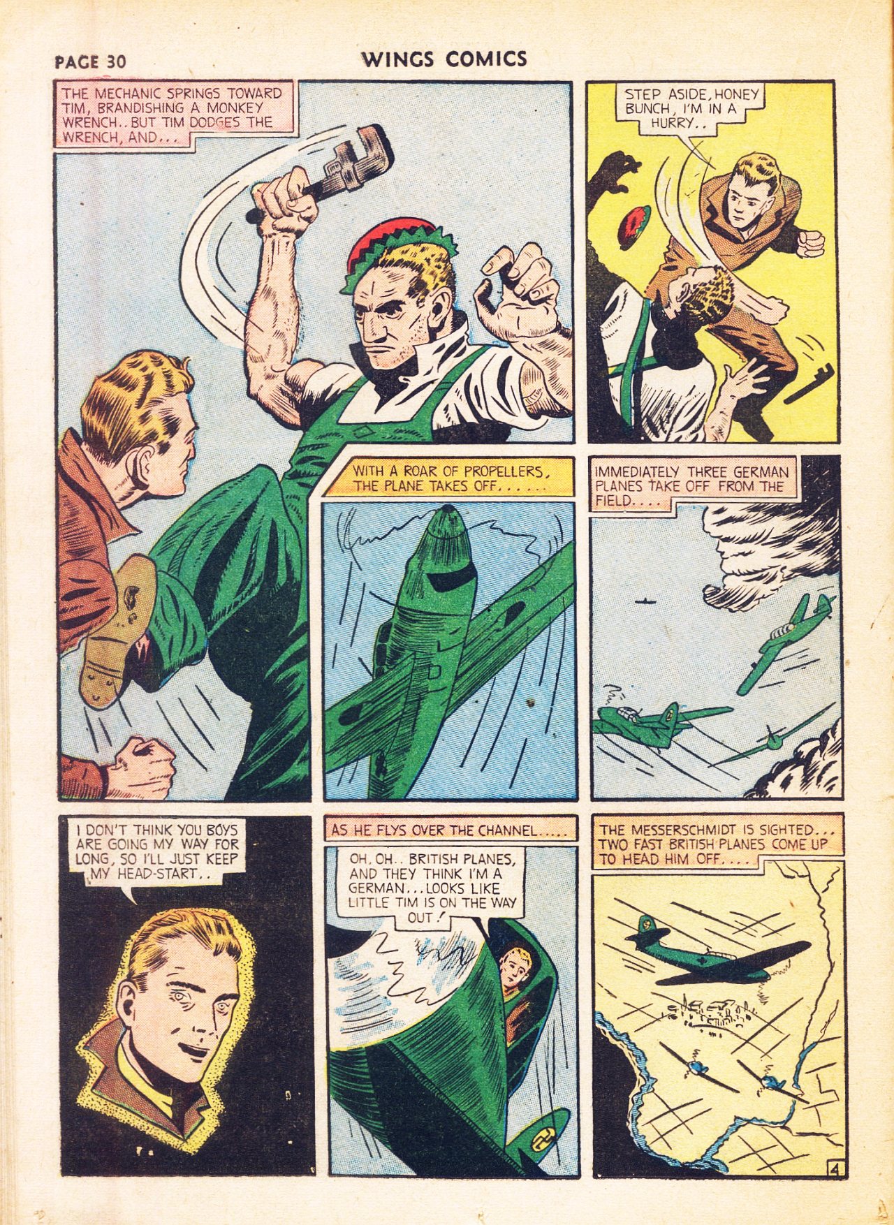 Read online Wings Comics comic -  Issue #8 - 32