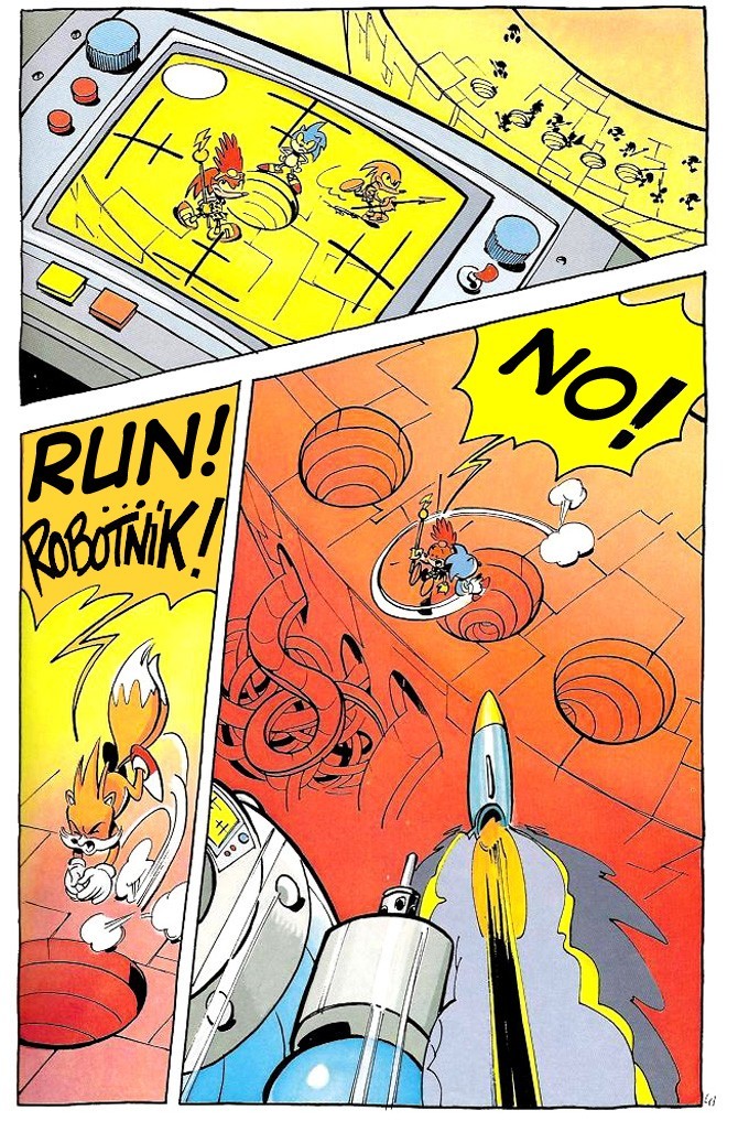 Read online Sonic Adventures: Dans Les Griffes De Robotnik comic -  Issue # Full - 44