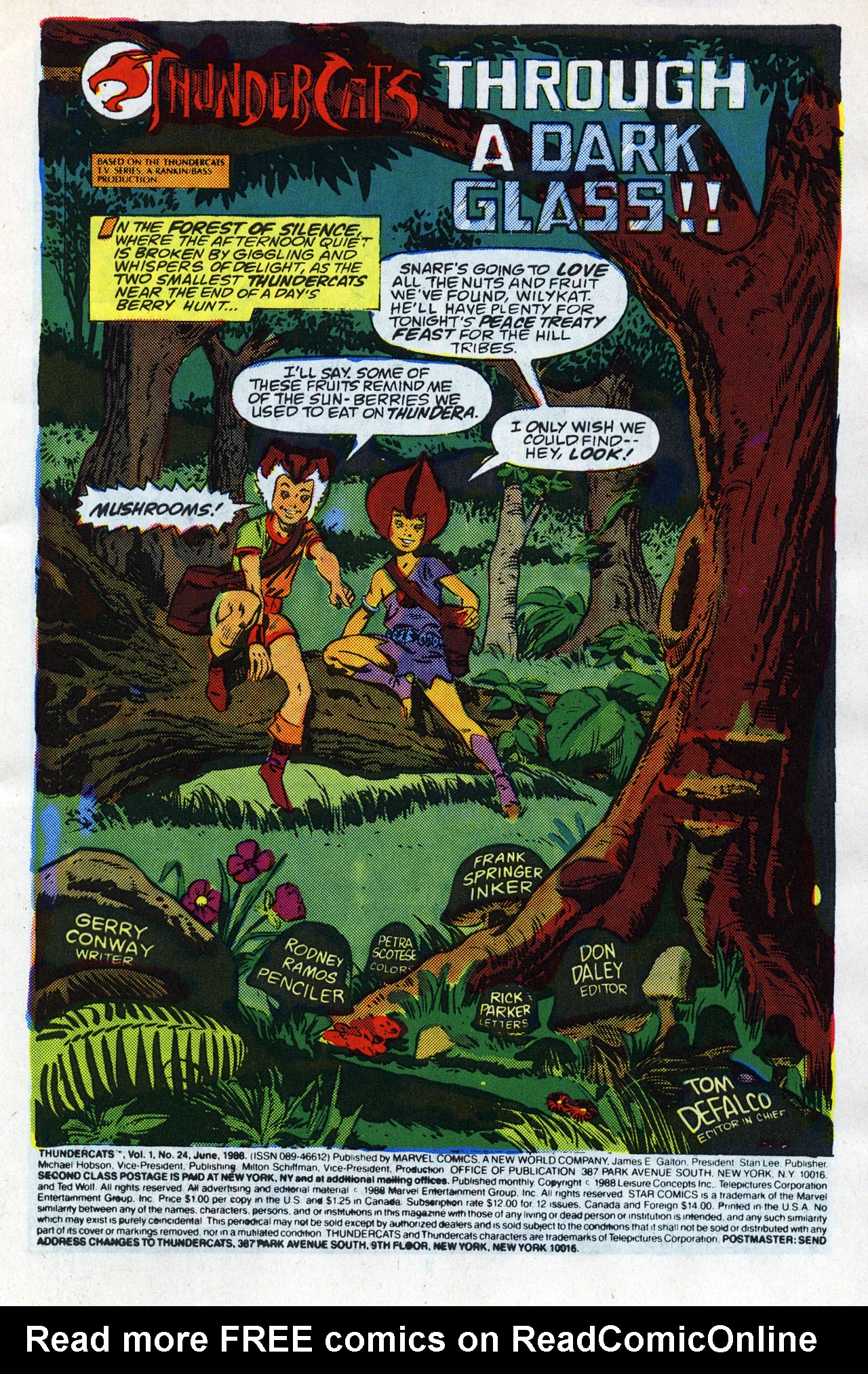 Read online ThunderCats (1985) comic -  Issue #24 - 3