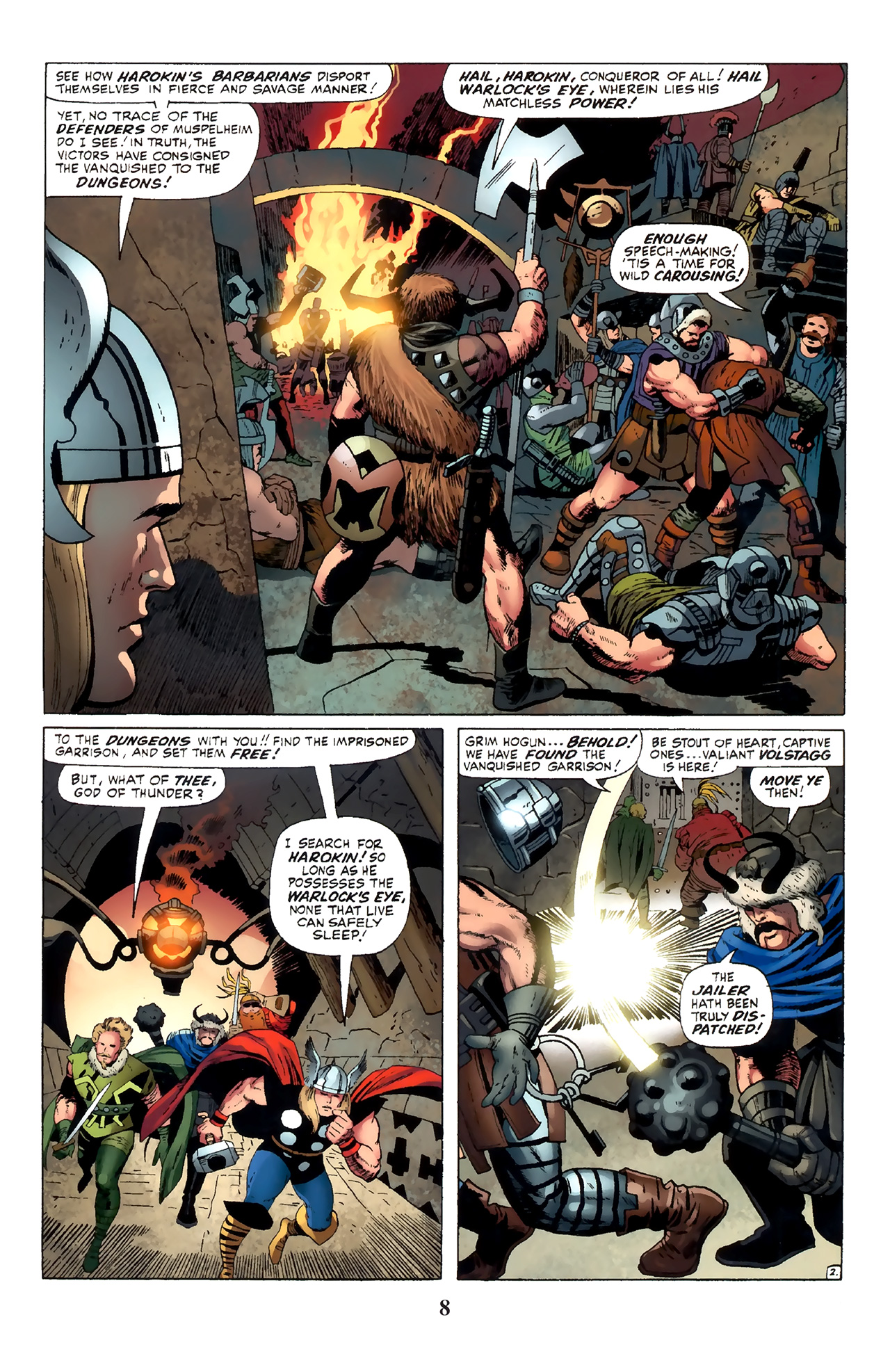 Read online Thor: Tales of Asgard by Stan Lee & Jack Kirby comic -  Issue #5 - 10