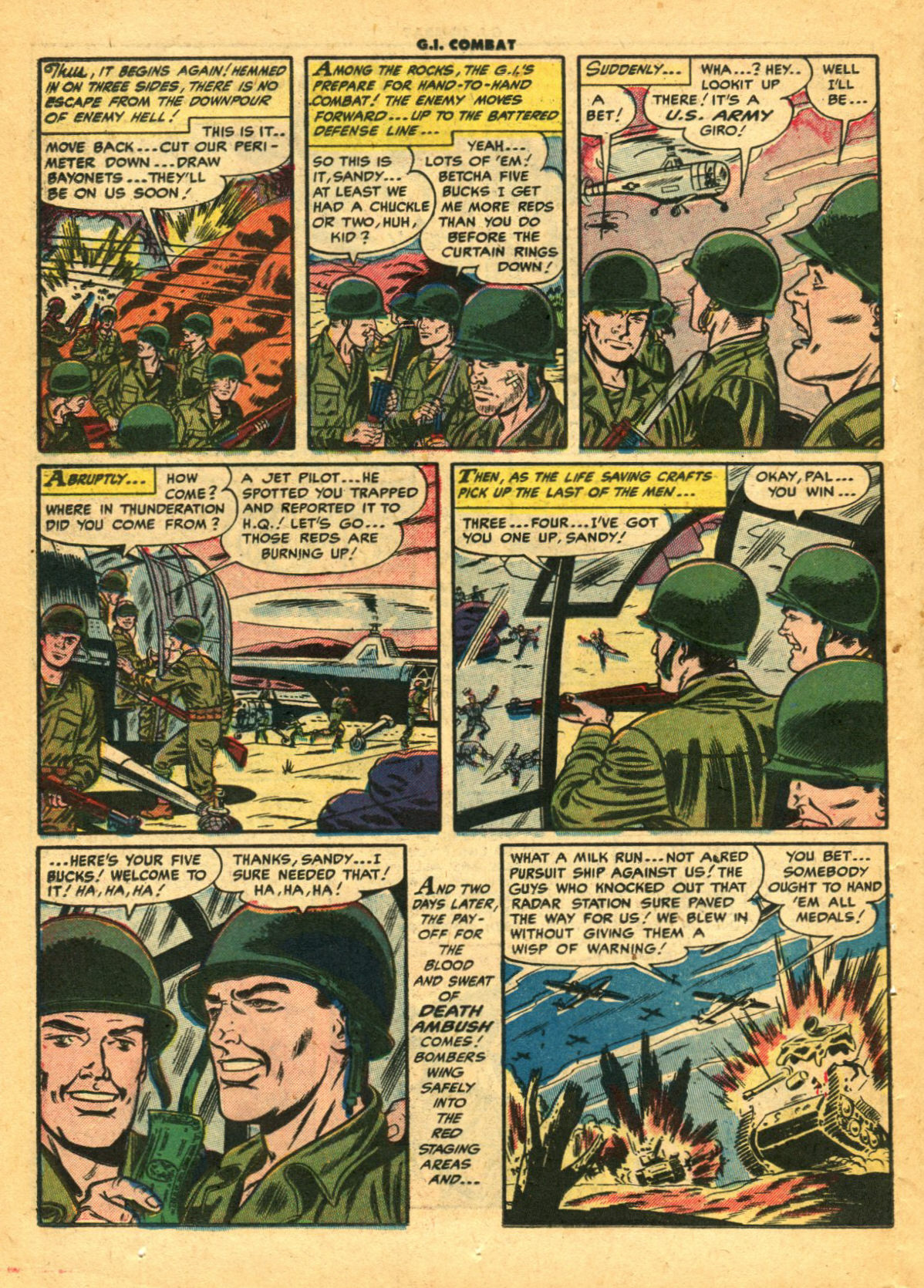 Read online G.I. Combat (1952) comic -  Issue #16 - 23