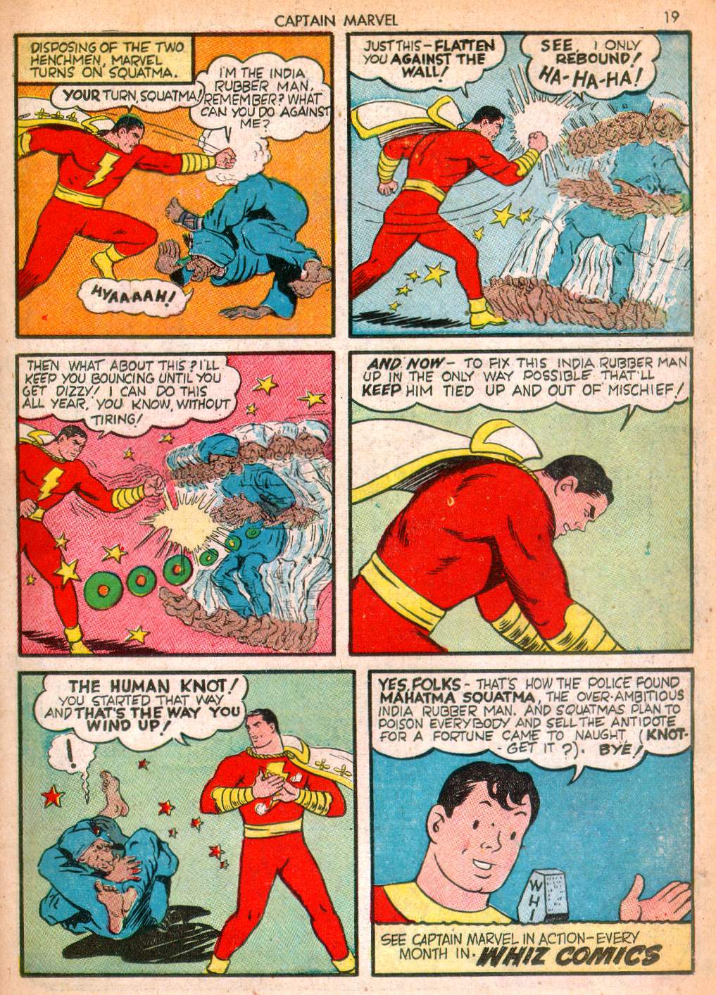 Read online Captain Marvel Adventures comic -  Issue #10 - 19