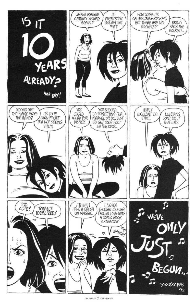 Read online Ten Years of Love and Rockets comic -  Issue # Full - 7