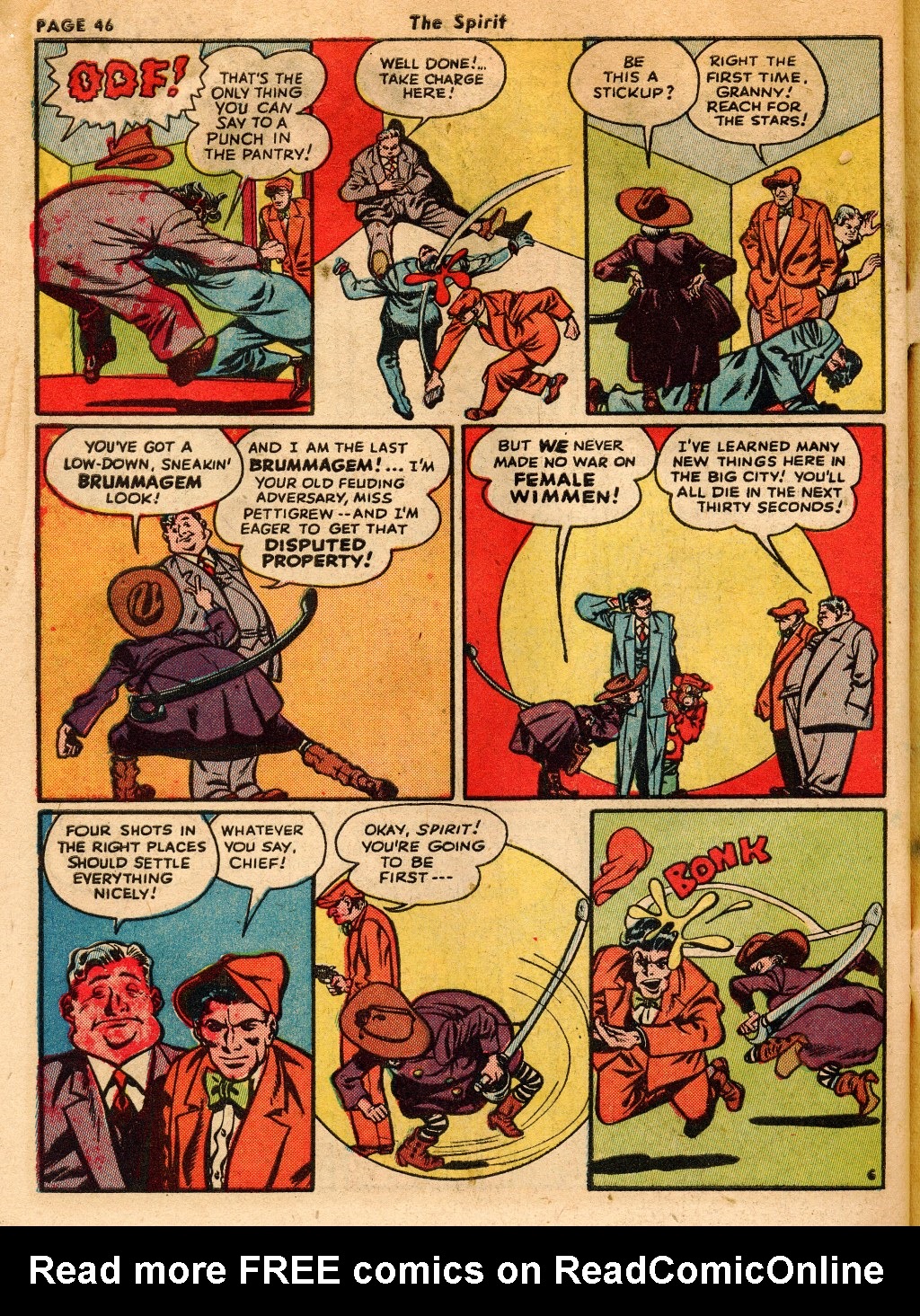 Read online The Spirit (1944) comic -  Issue #2 - 48