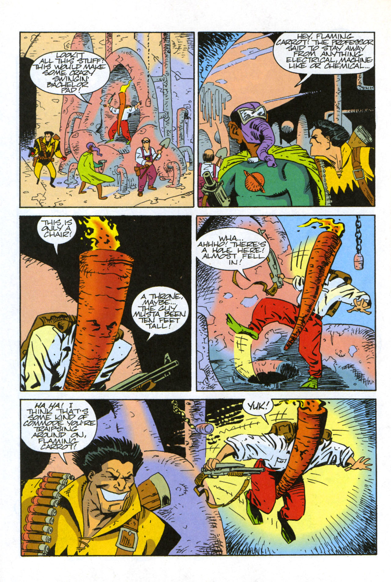 Read online Teenage Mutant Ninja Turtles/Flaming Carrot Crossover comic -  Issue #3 - 24