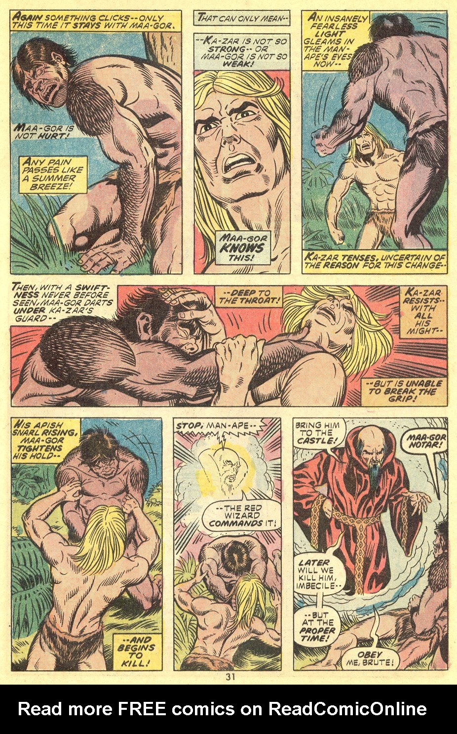 Read online Ka-Zar comic -  Issue #1 - 21