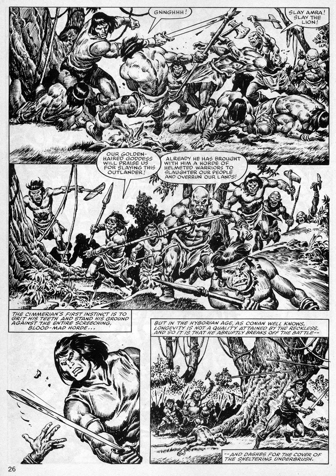 Read online The Savage Sword Of Conan comic -  Issue #100 - 22