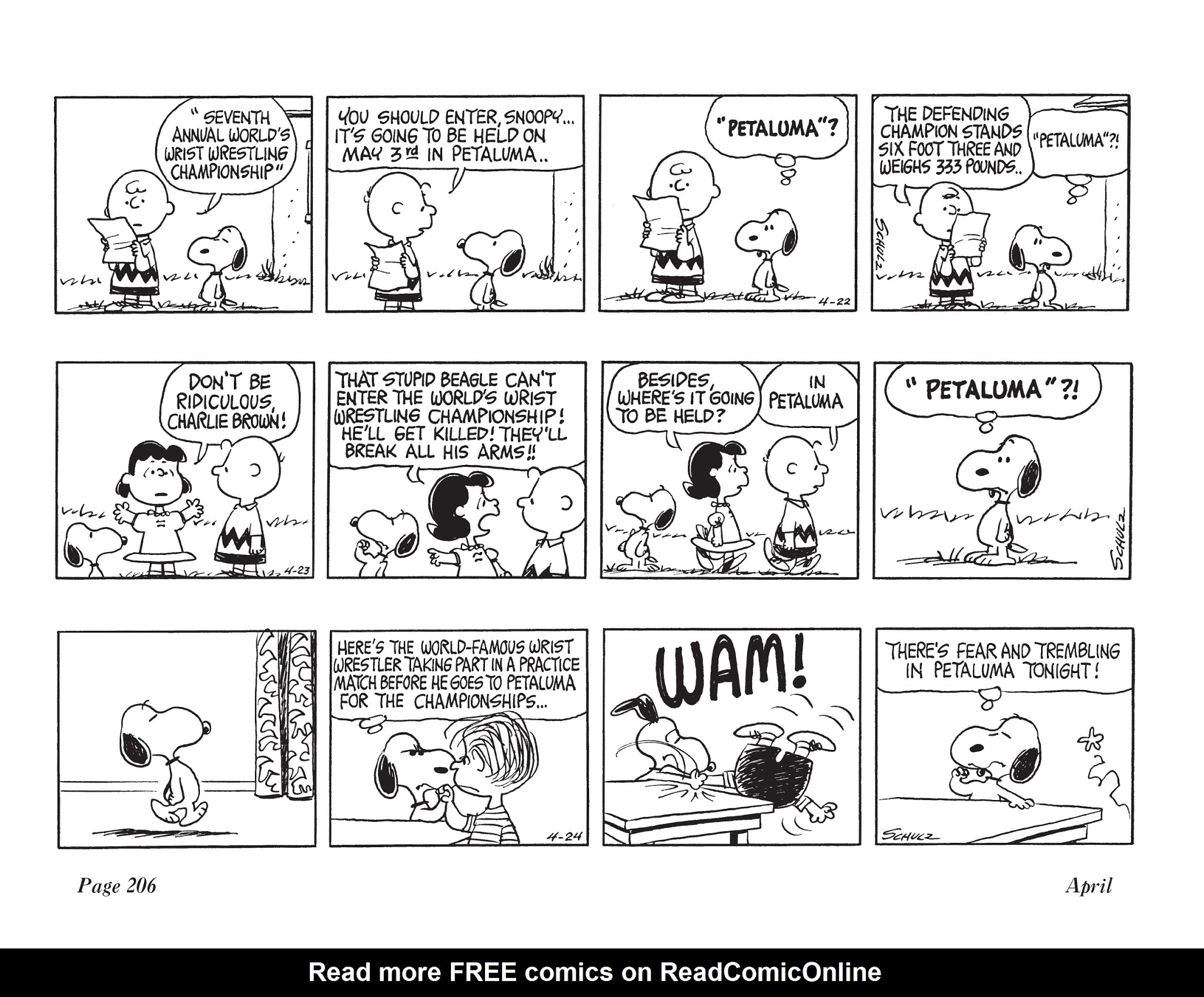 Read online The Complete Peanuts comic -  Issue # TPB 9 - 217