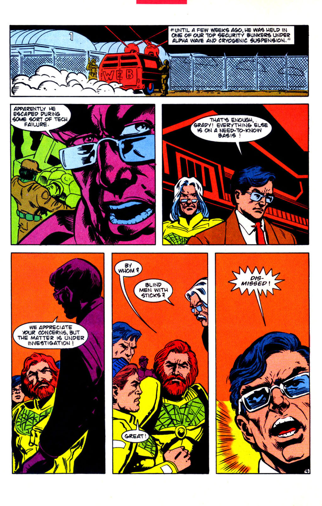 Read online The Web (1991) comic -  Issue #9 - 5