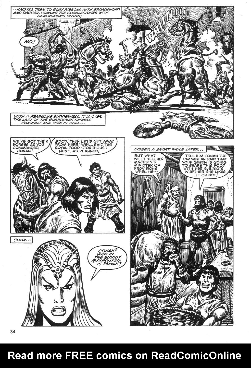 Read online The Savage Sword Of Conan comic -  Issue #99 - 33