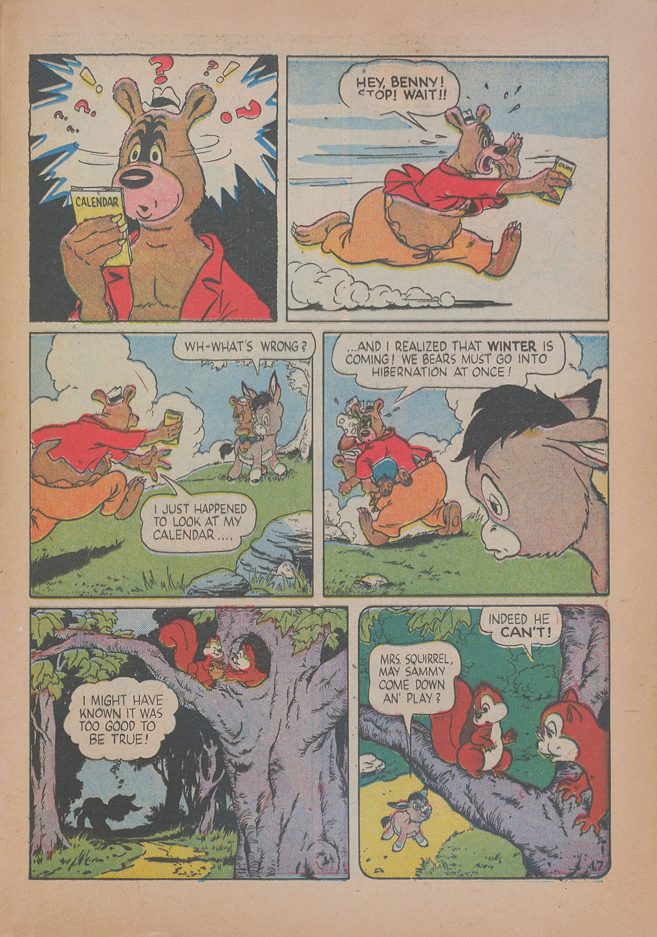 Read online Our Gang Comics comic -  Issue #4 - 49
