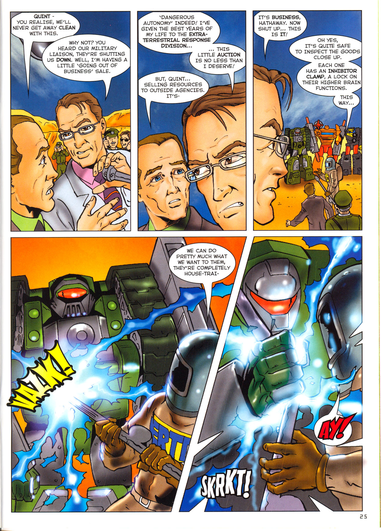 Read online Transformers: Armada (2003) comic -  Issue #7 - 19