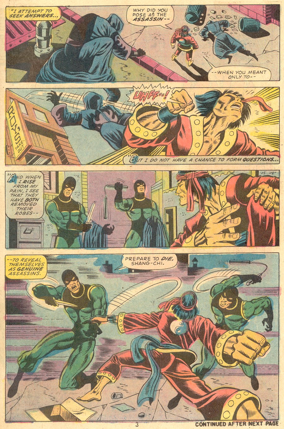 Read online Giant-Size Master of Kung Fu comic -  Issue #1 - 4