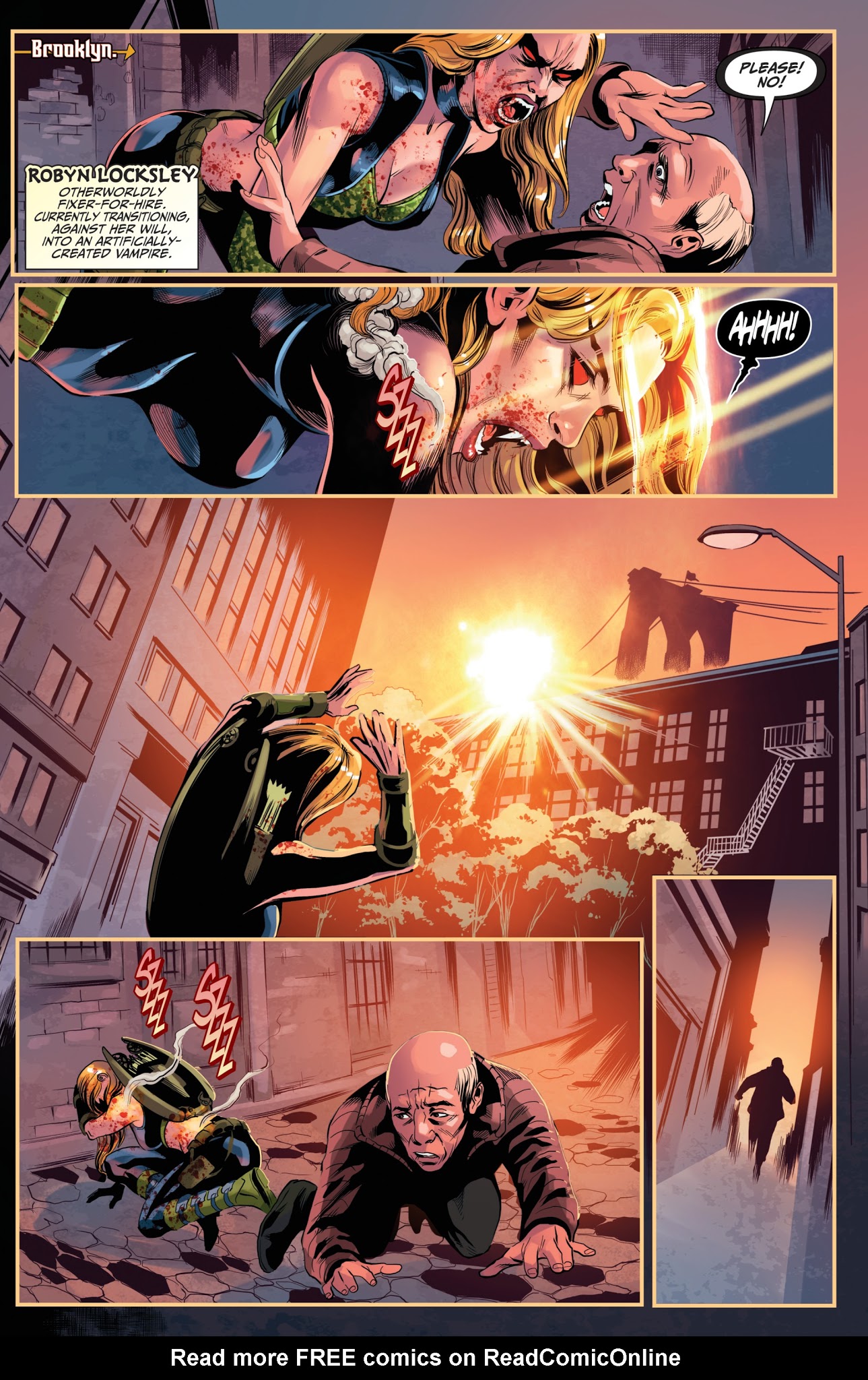 Read online Van Helsing vs. Robyn Hood comic -  Issue #3 - 3
