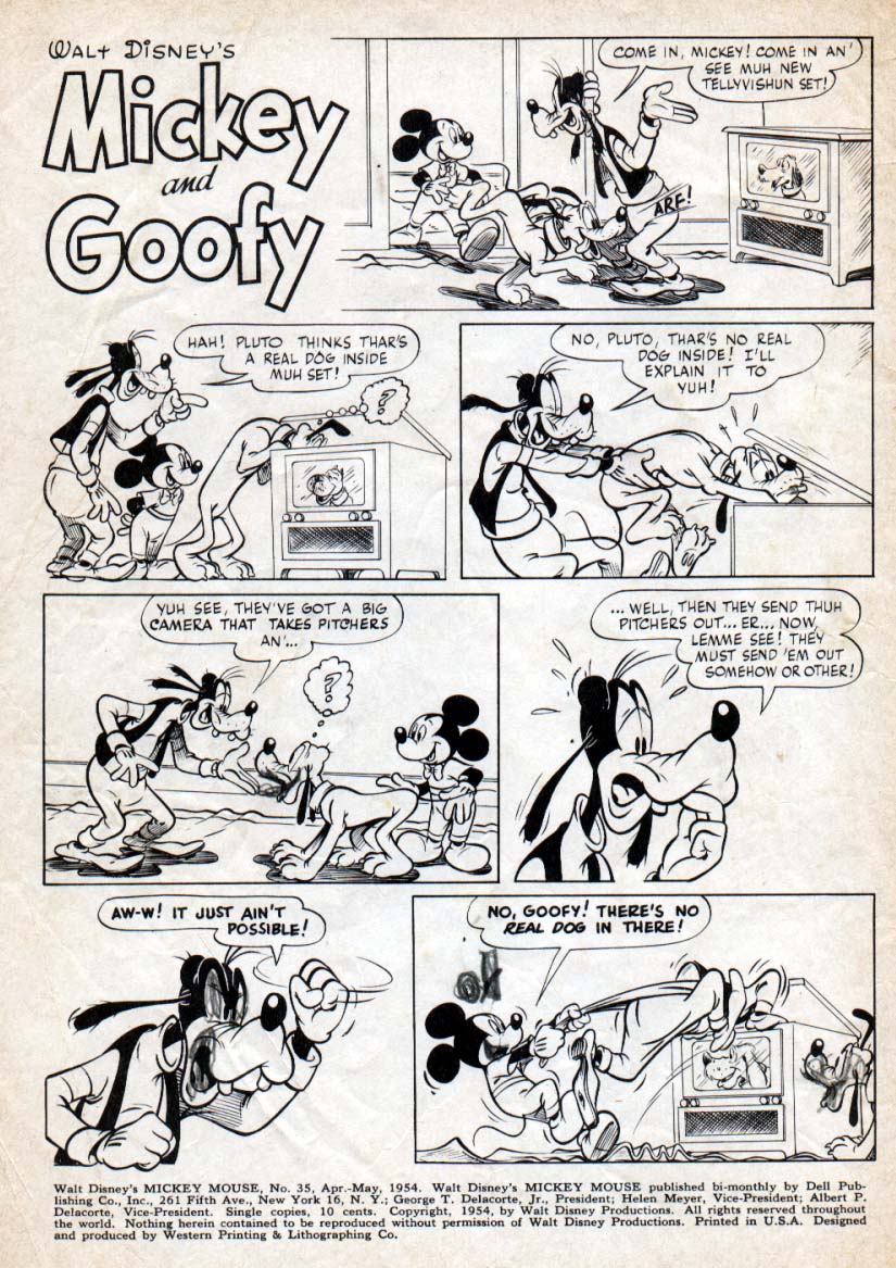 Read online Walt Disney's Mickey Mouse comic -  Issue #35 - 2