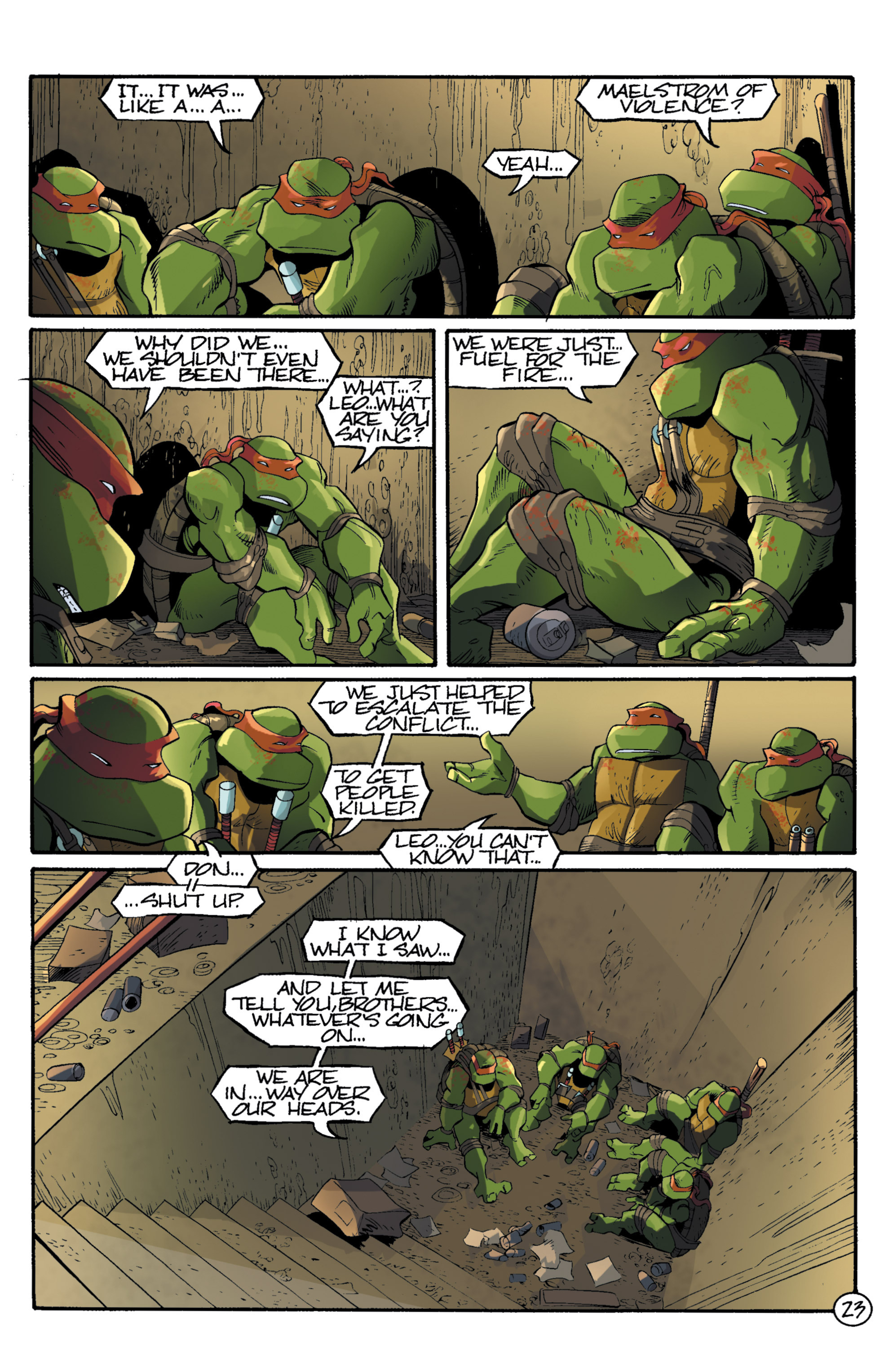 Read online Teenage Mutant Ninja Turtles Color Classics (2015) comic -  Issue #6 - 24
