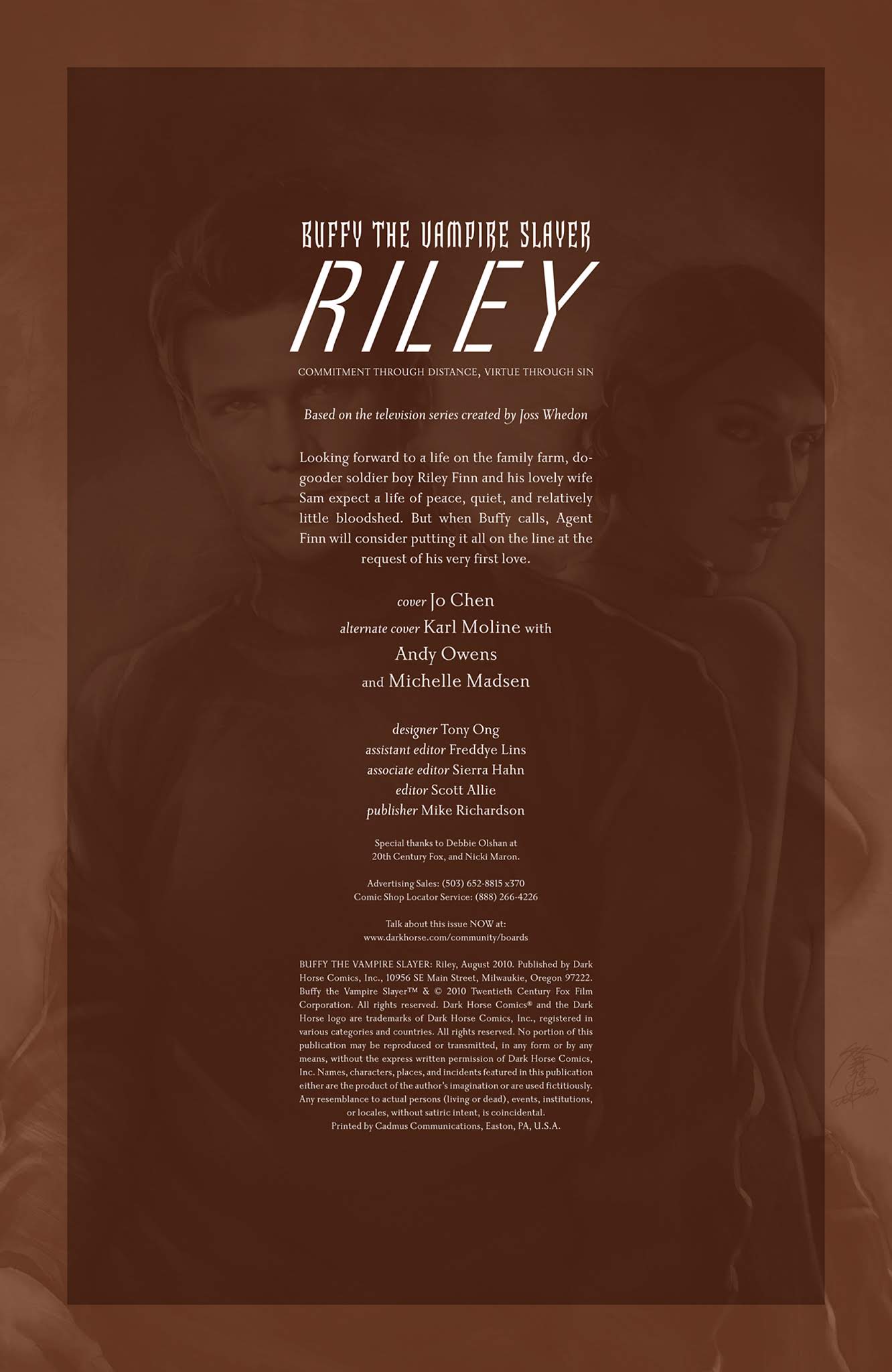 Read online Buffy the Vampire Slayer: Riley comic -  Issue # Full - 2