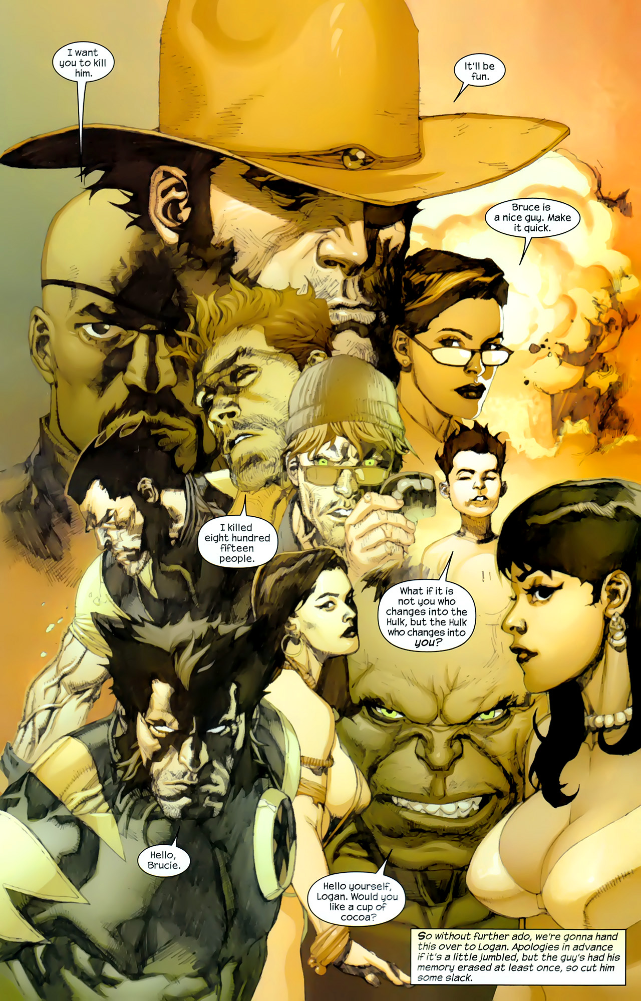 Read online Ultimate Wolverine vs. Hulk comic -  Issue #3 - 4