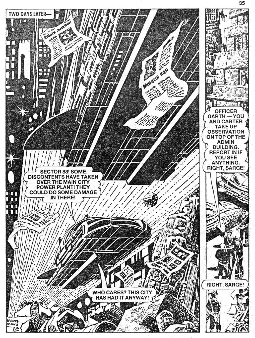 Read online Starblazer comic -  Issue #239 - 35
