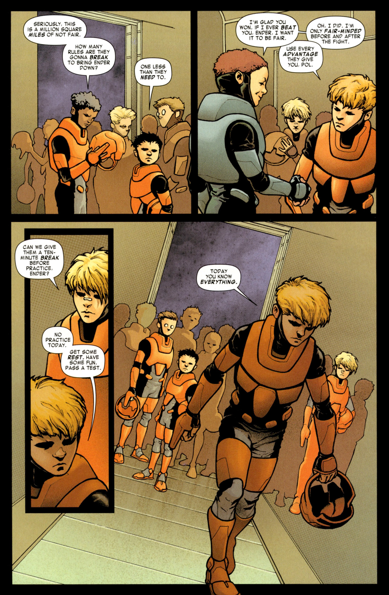 Read online Ender's Shadow: Command School comic -  Issue #3 - 5