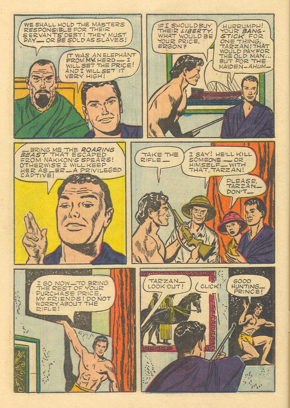 Read online Tarzan (1948) comic -  Issue #39 - 36