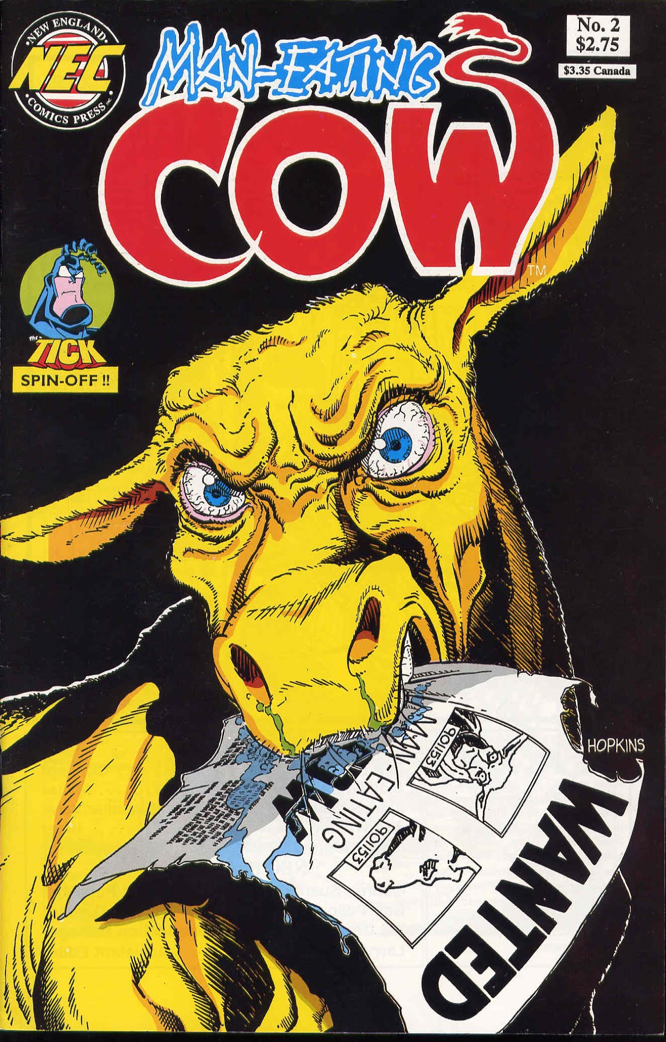Read online Man-Eating Cow comic -  Issue #2 - 1