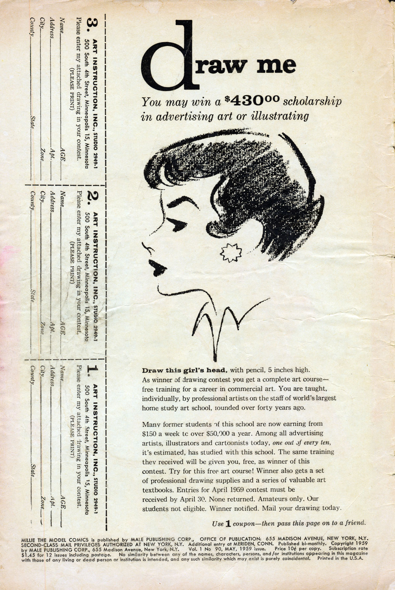 Read online Millie the Model comic -  Issue #90 - 2