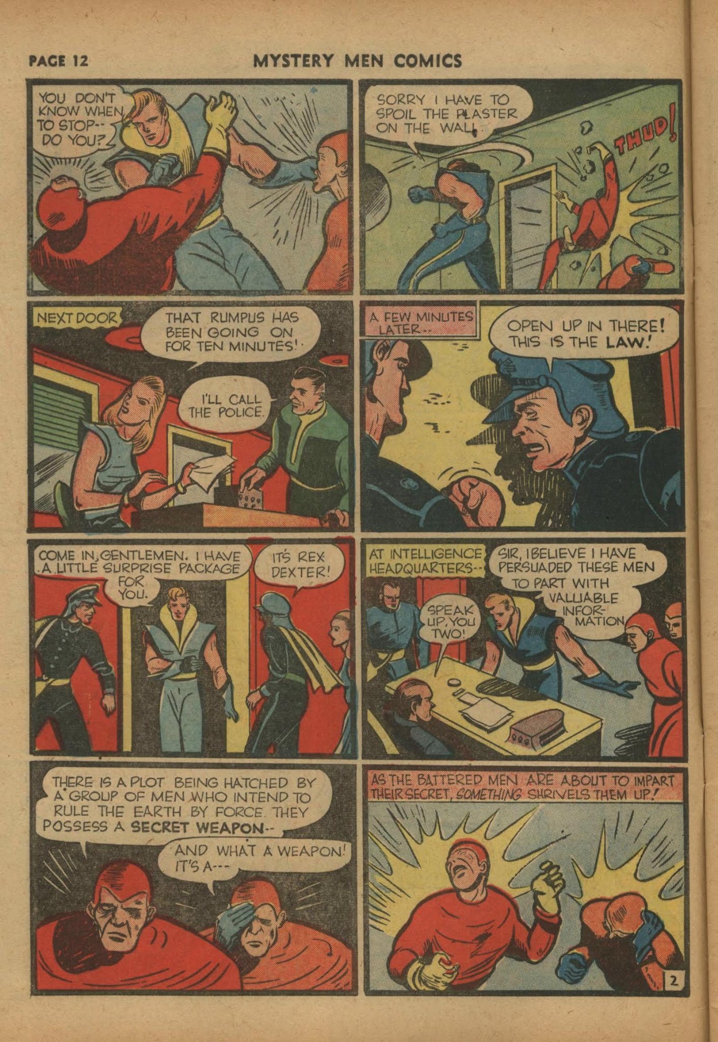Read online Mystery Men Comics comic -  Issue #20 - 14