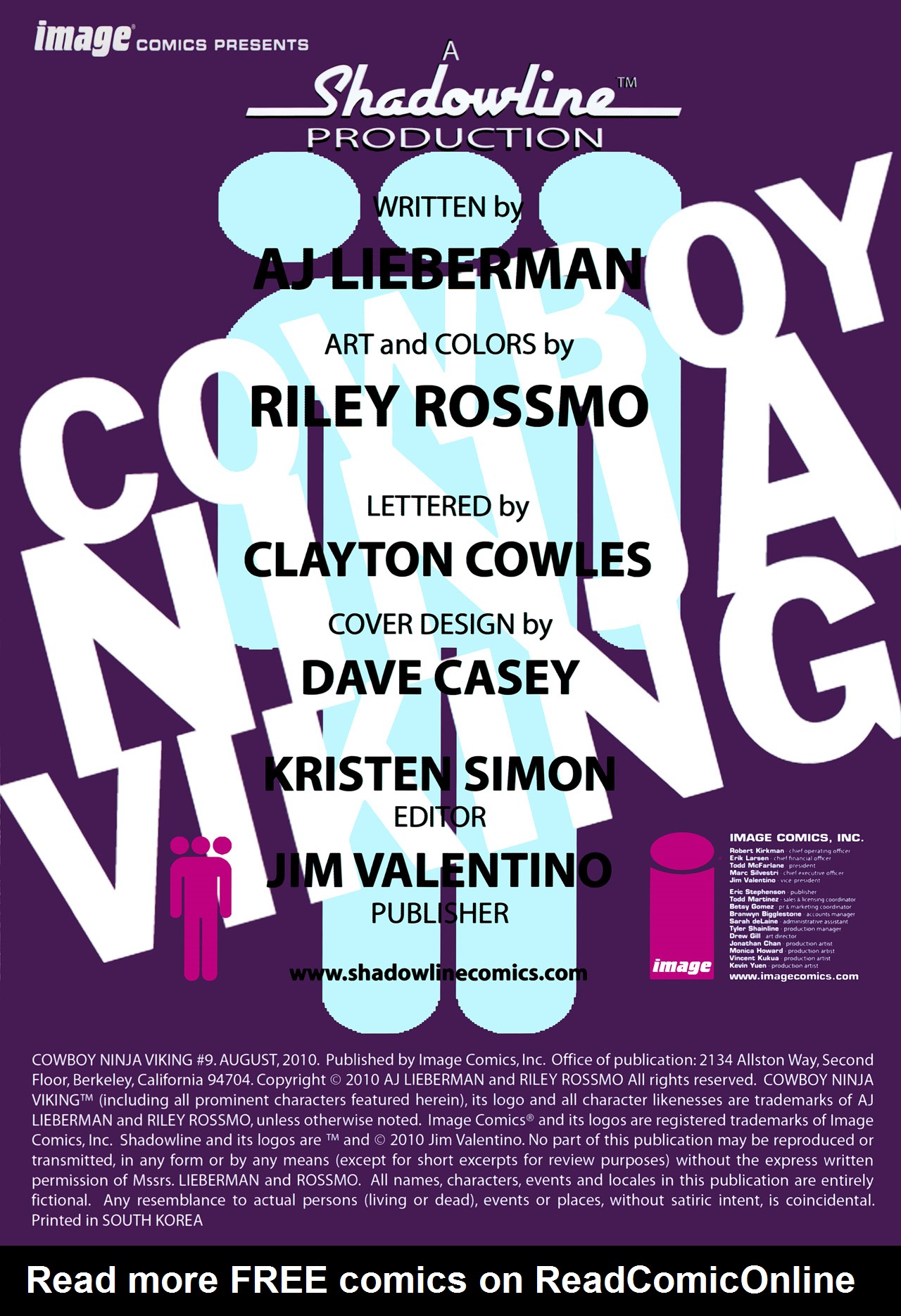 Read online Cowboy Ninja Viking comic -  Issue #9 - 2