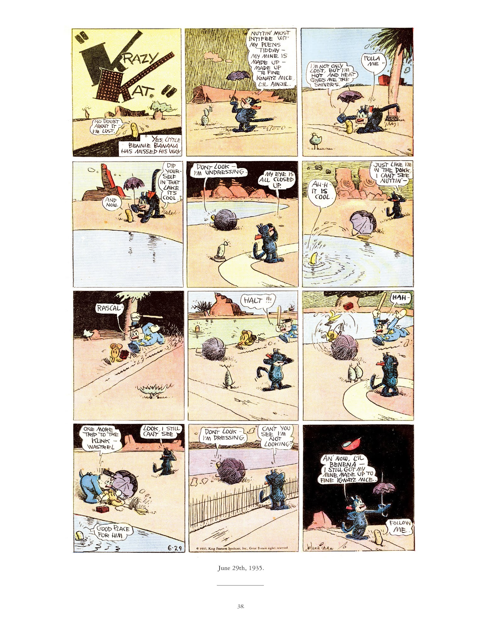 Read online Krazy & Ignatz comic -  Issue # TPB 9 - 36
