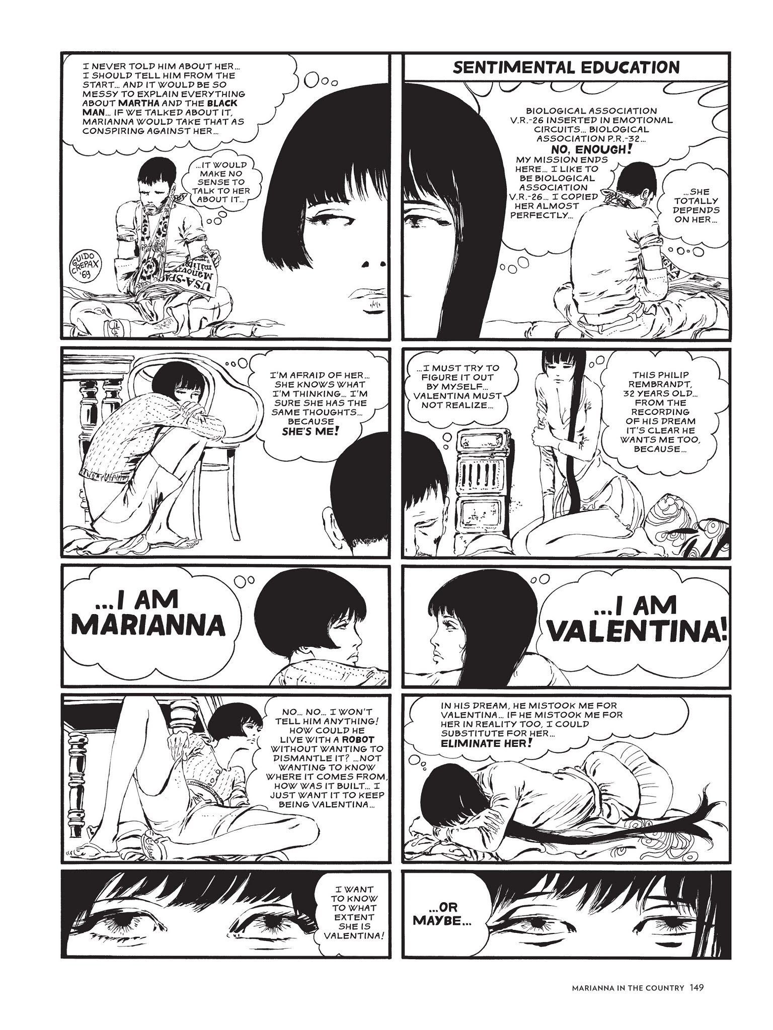 Read online The Complete Crepax comic -  Issue # TPB 2 - 142